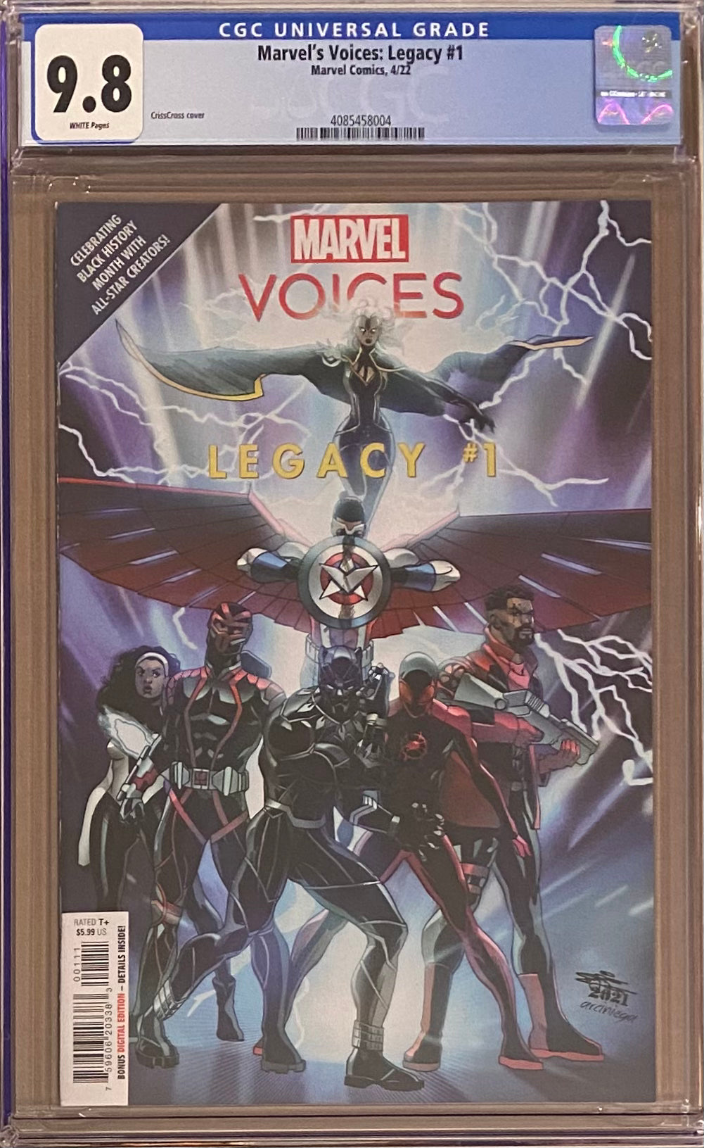 Marvel Voices: Legacy #1 CGC 9.8