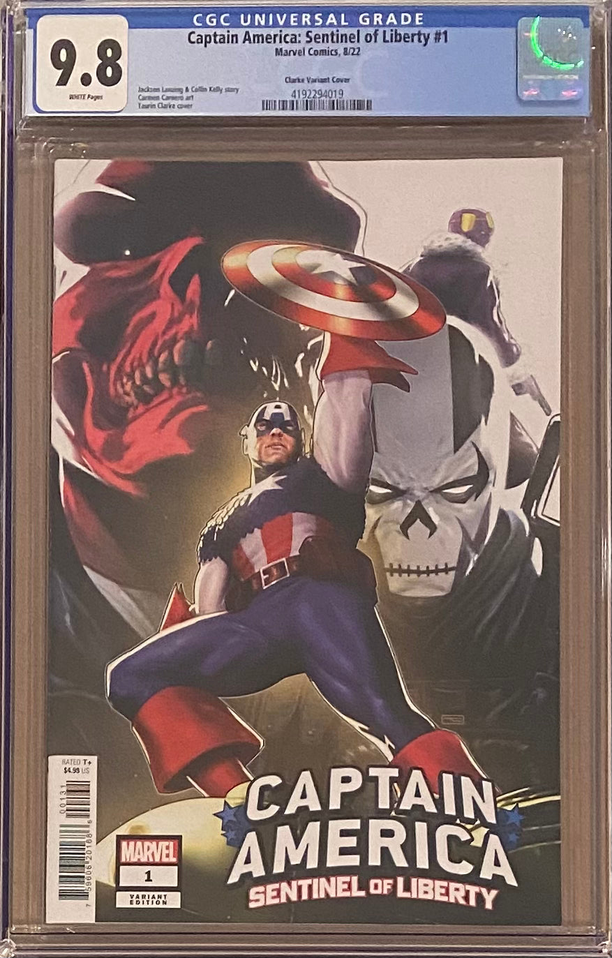 Captain America: Sentinel of Liberty #1 Clarke 1:25 Retailer Incentive CGC 9.8