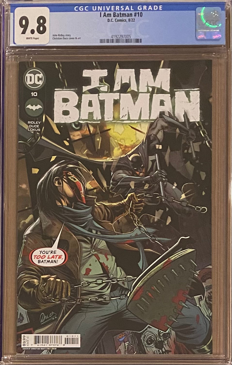 I Am Batman #10 CGC 9.8