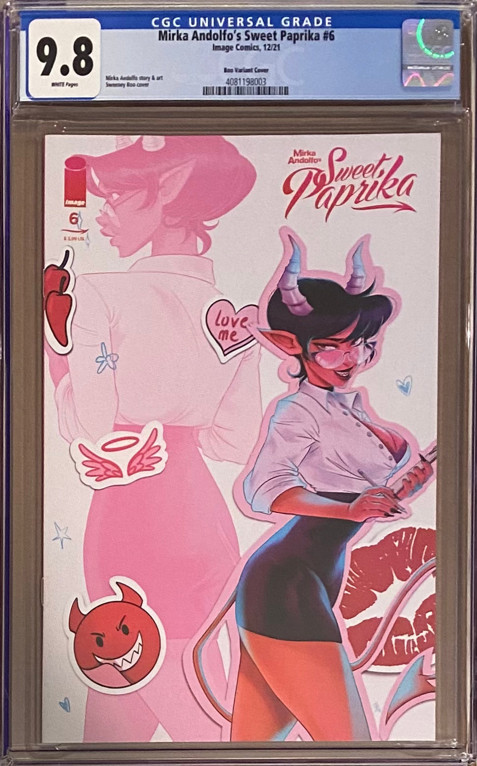 Sweet Paprika #6 Boo Variant CGC 9.8