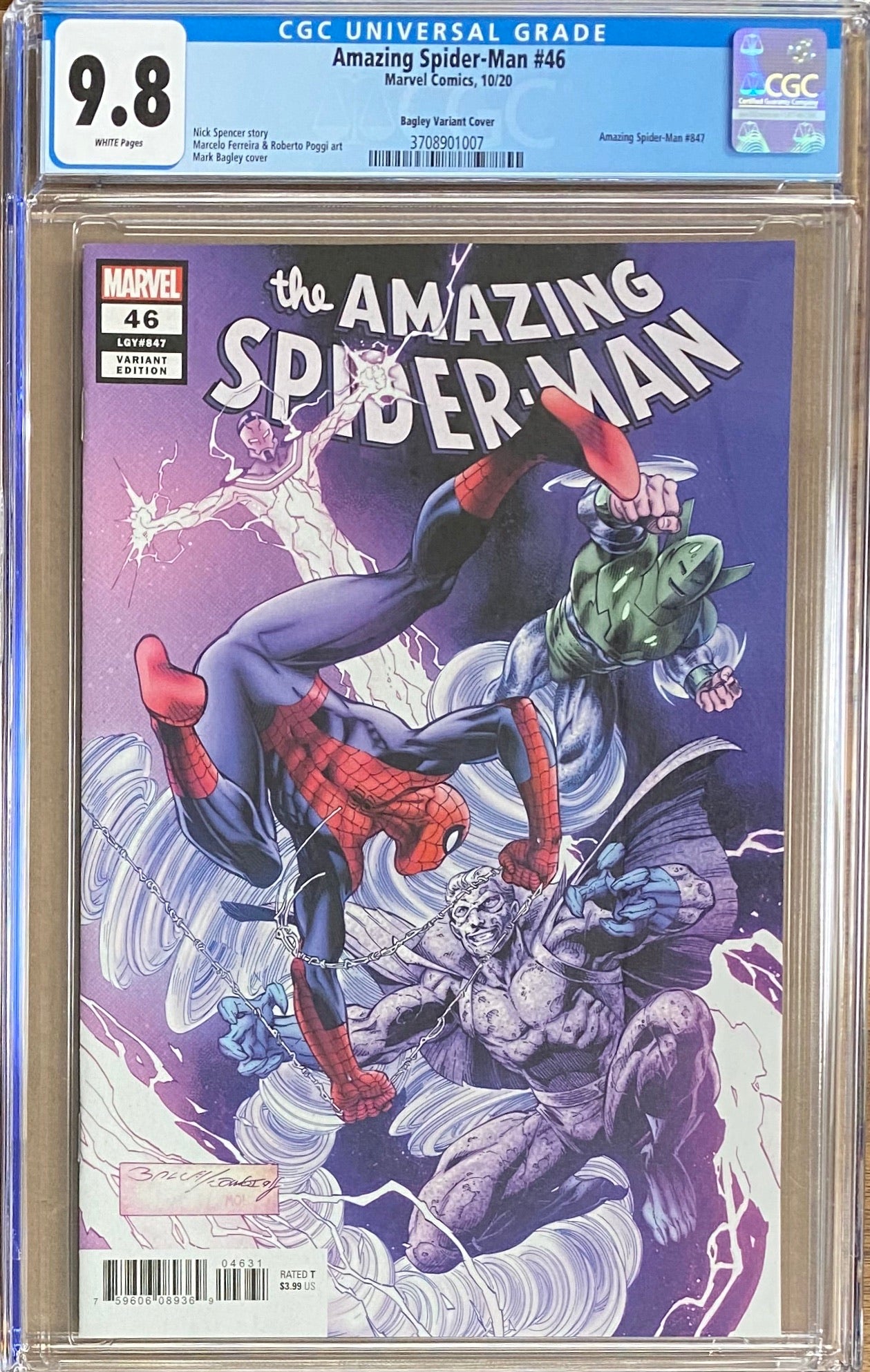 Amazing Spider-Man #46 Bagley Variant CGC 9.8