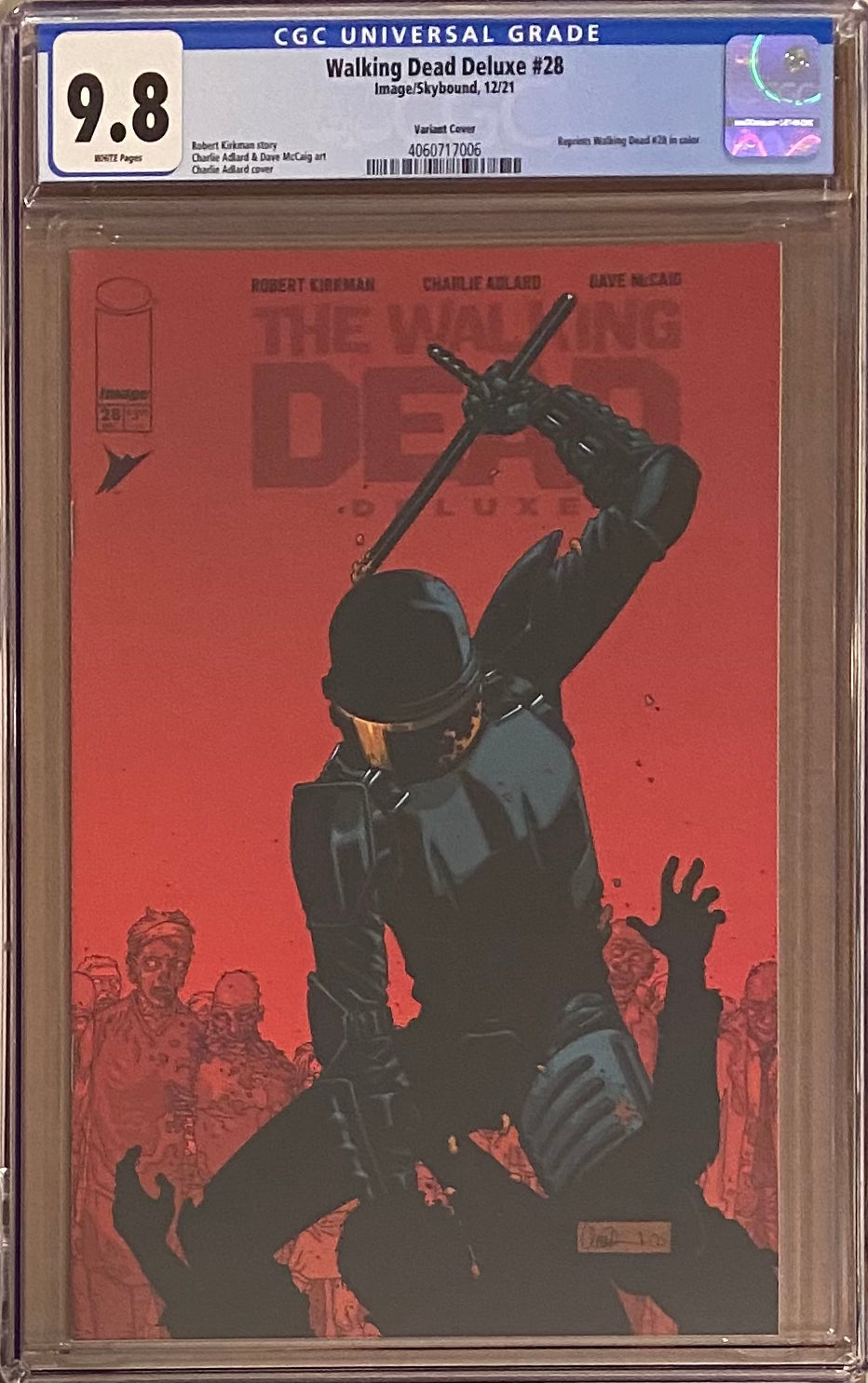 Walking Dead Deluxe #28 Variant CGC 9.8