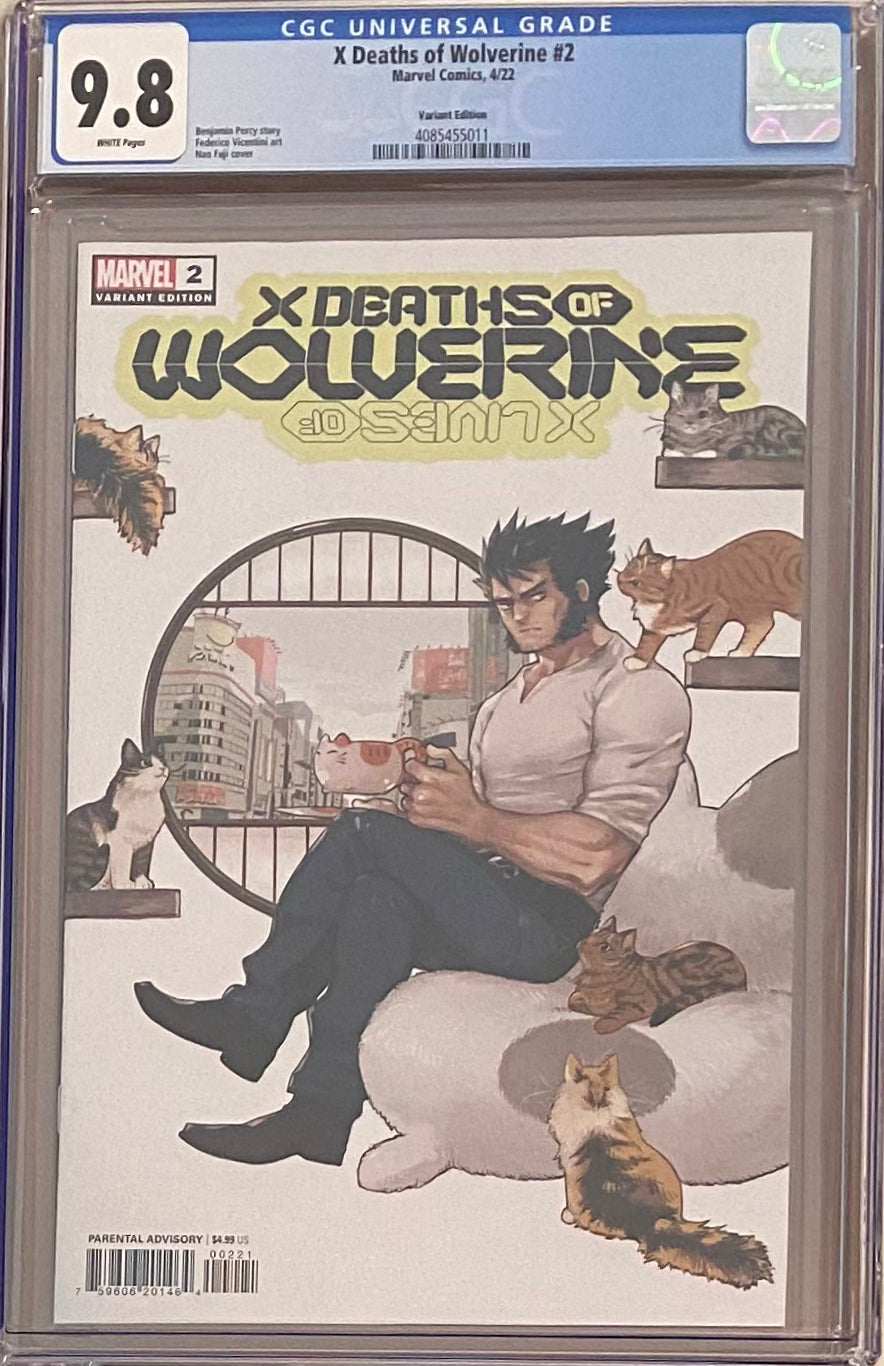 X Deaths of Wolverine #2 Fuji 1:25 Retailer Incentive Variant CGC 9.8