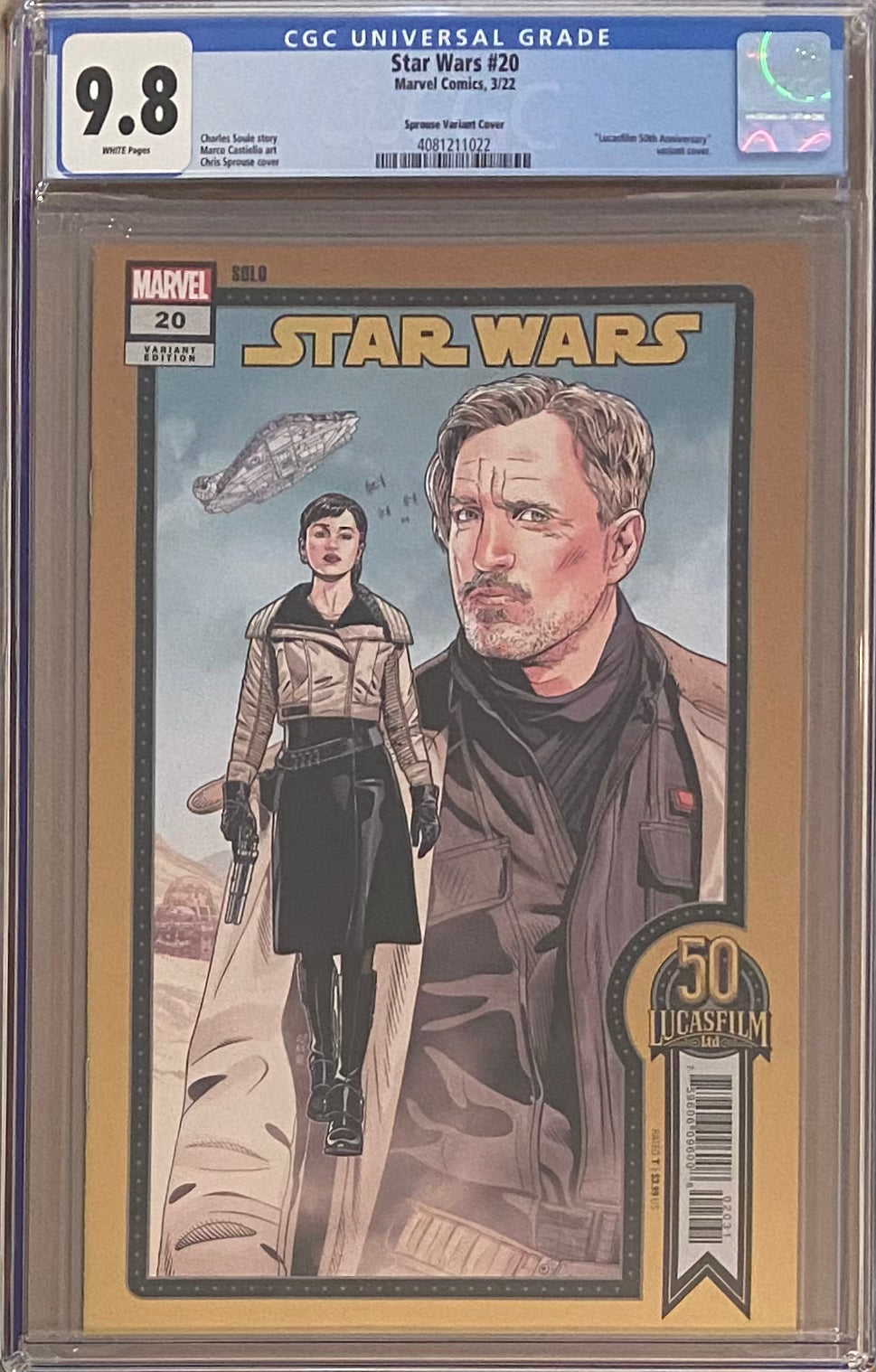 Star Wars #20 Sprouse Variant CGC 9.8 - First Appearance Elzar Mann