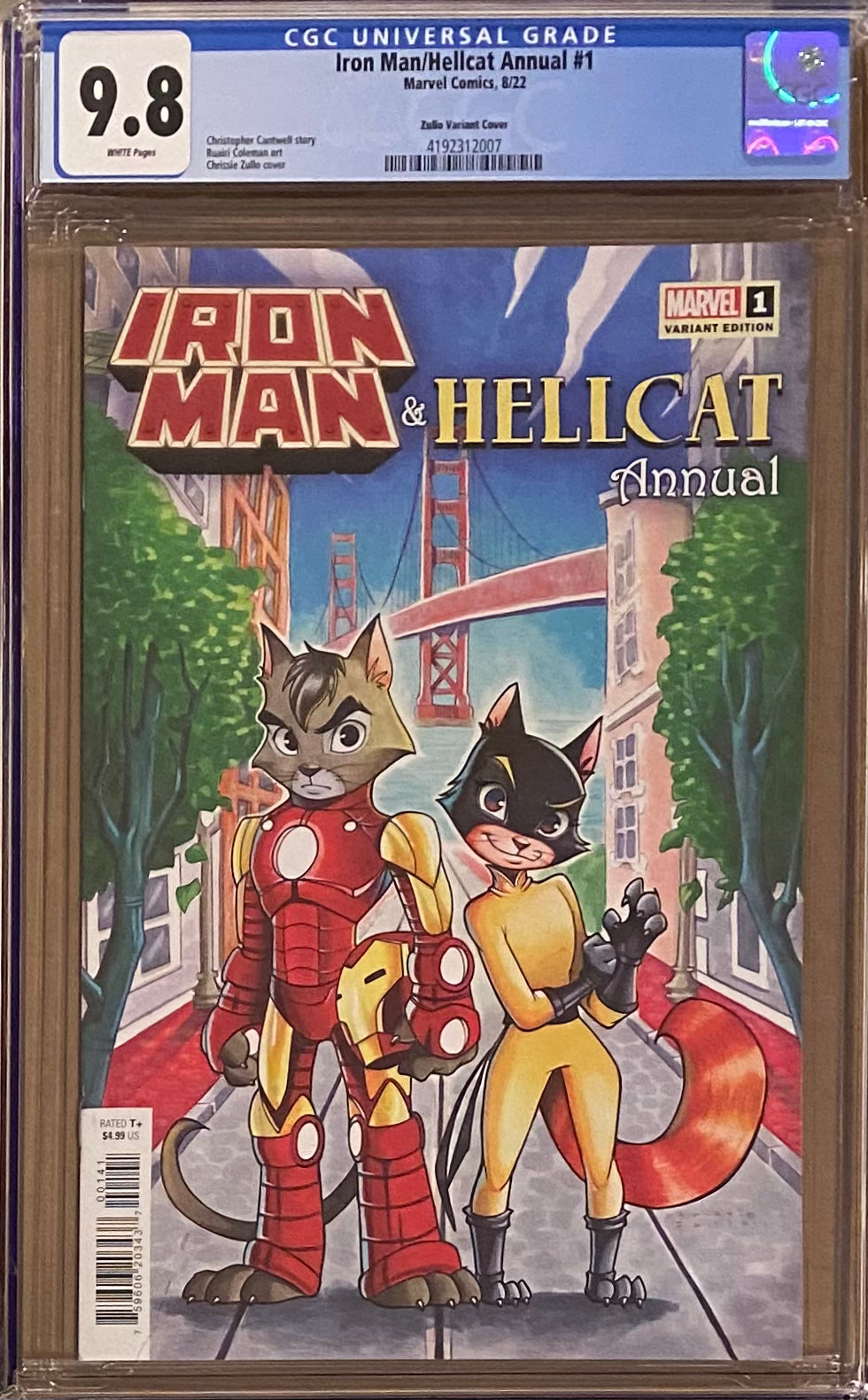 Iron Man/Hellcat Annual #1 Zullo Variant CGC 9.8