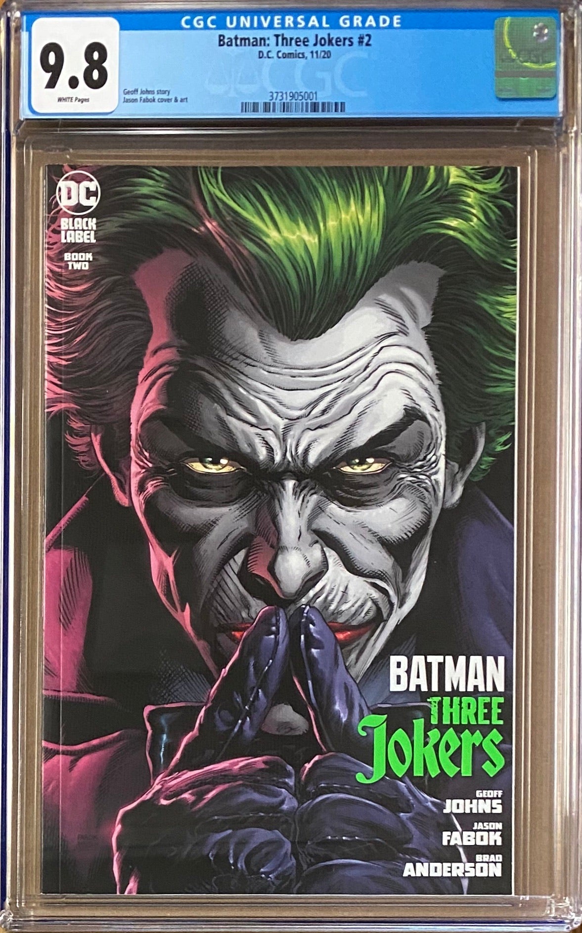 Batman: Three Jokers #2 DC Black Label CGC 9.8