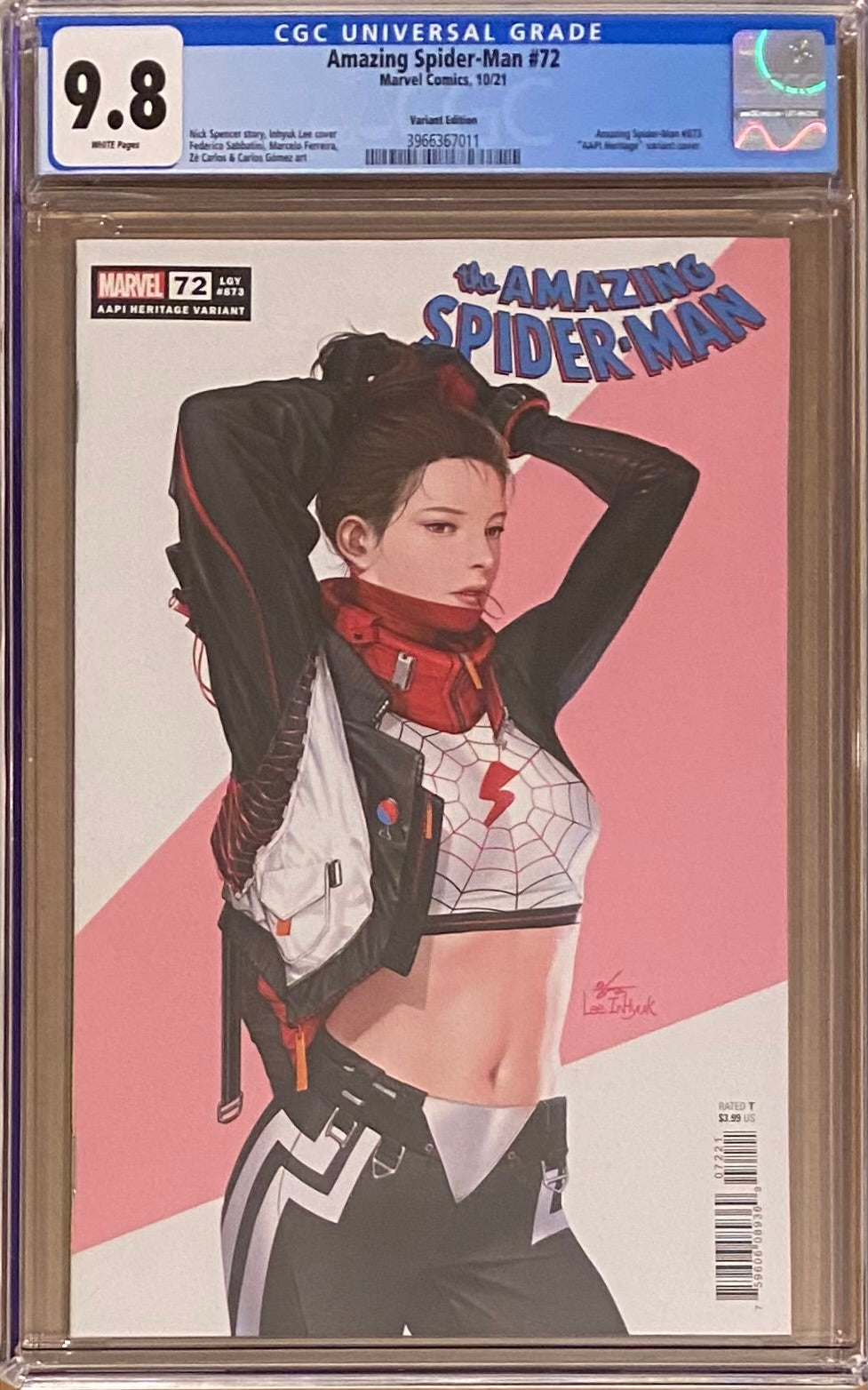 Amazing Spider-Man #72 InHyuk Lee Variant CGC 9.8