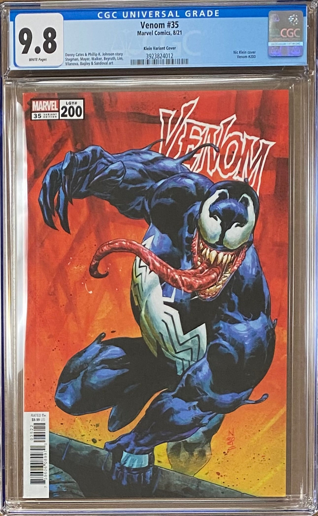 Venom #35 (#200) Klein Variant CGC 9.8