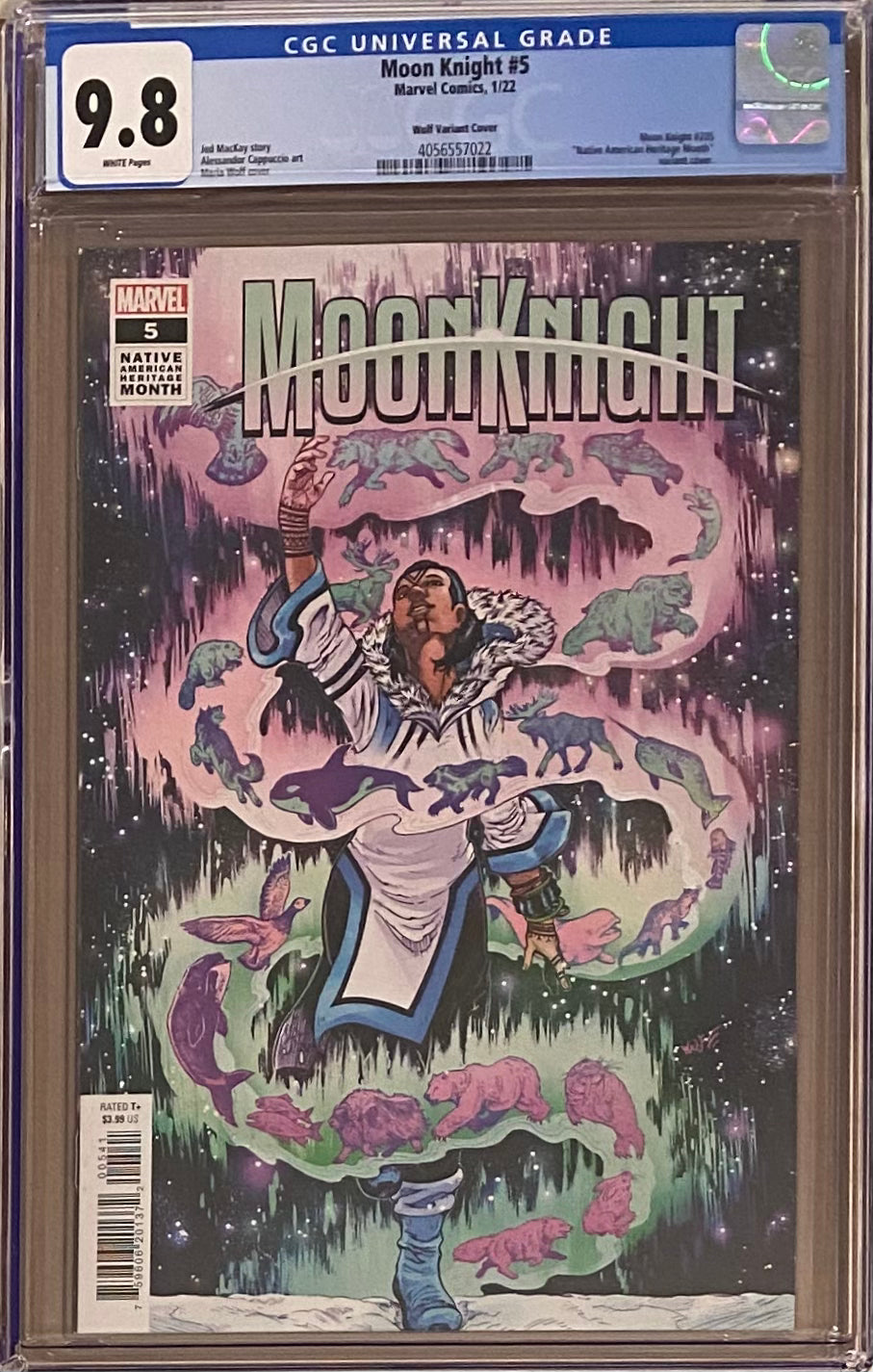 Moon Knight #5 Wolf Variant CGC 9.8