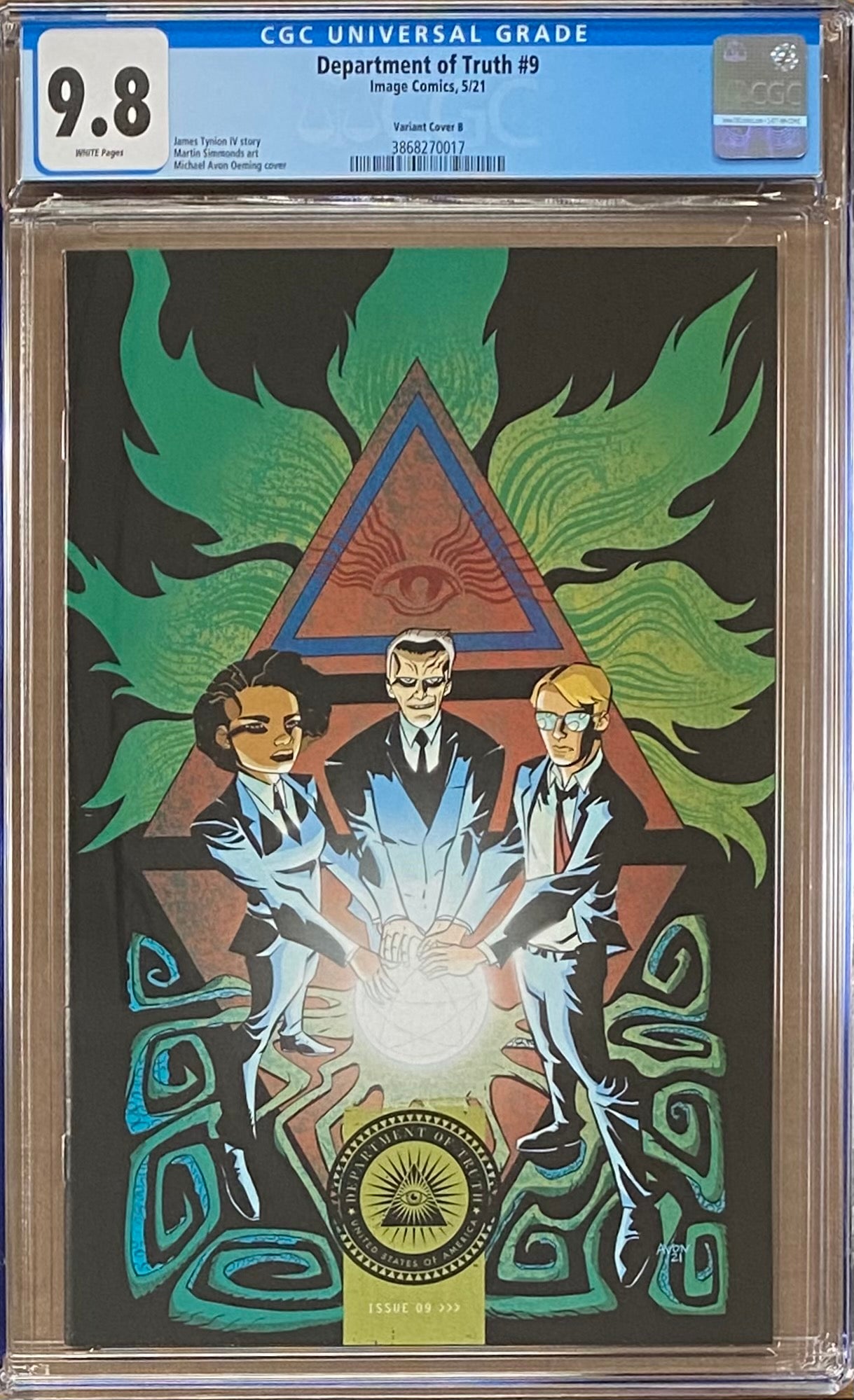 Department of Truth #9 Variant CGC 9.8