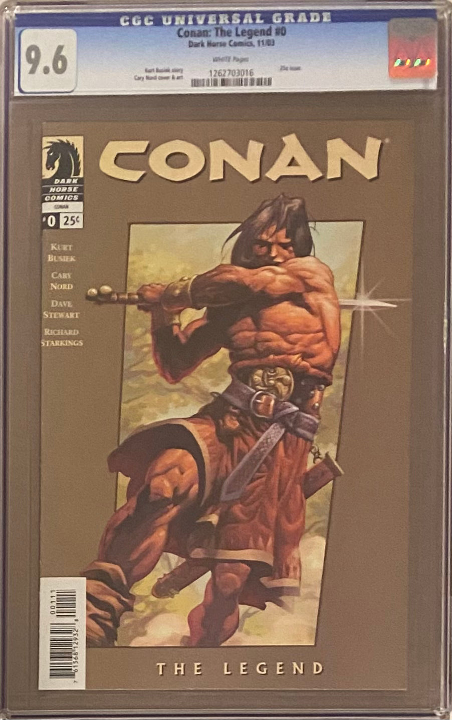 Conan: The Legend #0 CGC 9.6