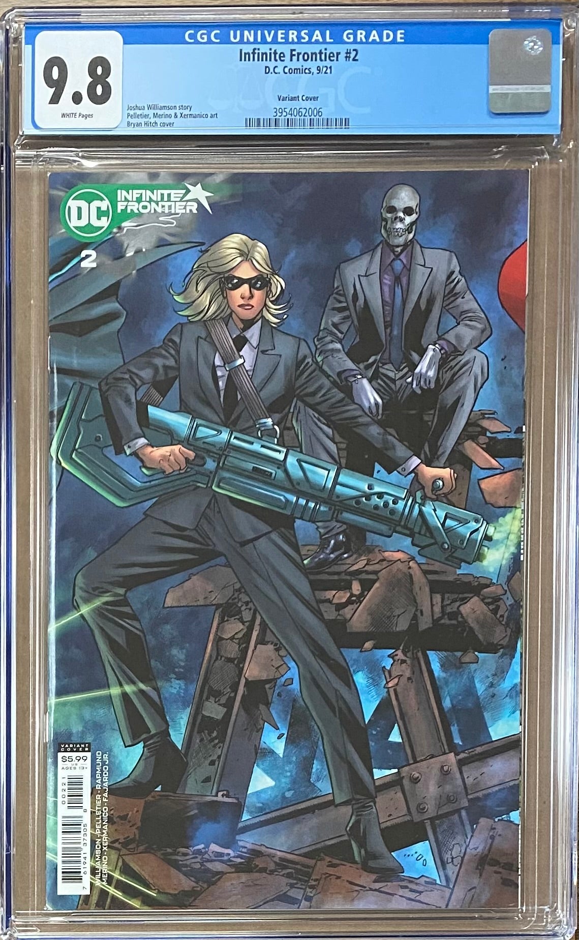 Infinite Frontier #2 Variant CGC 9.8