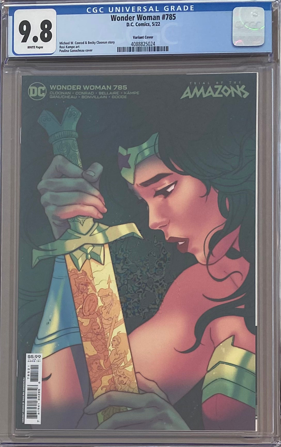 Wonder Woman #785 Ganucheau Variant CGC 9.8