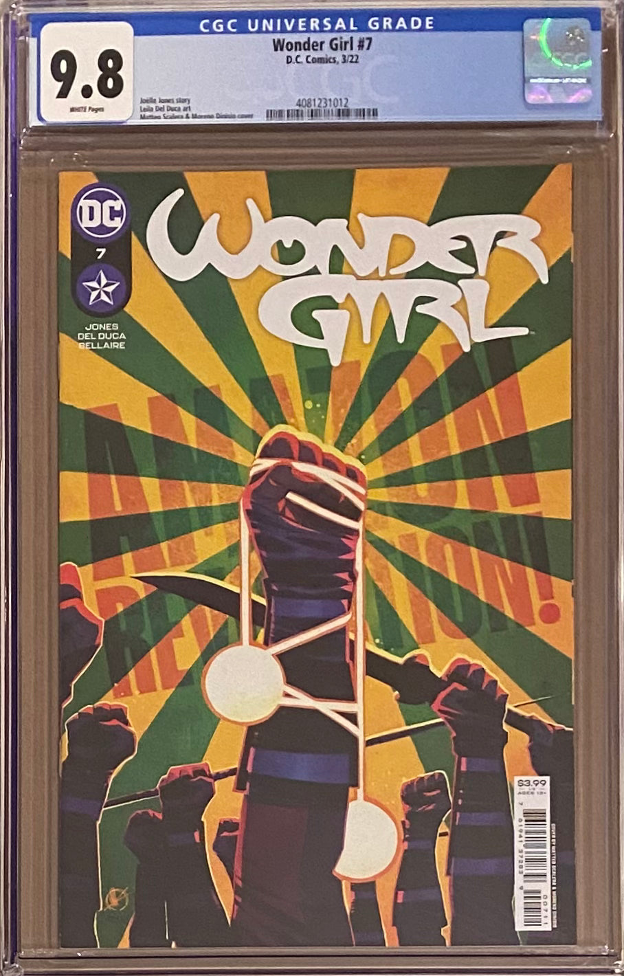 Wonder Girl #7 CGC 9.8