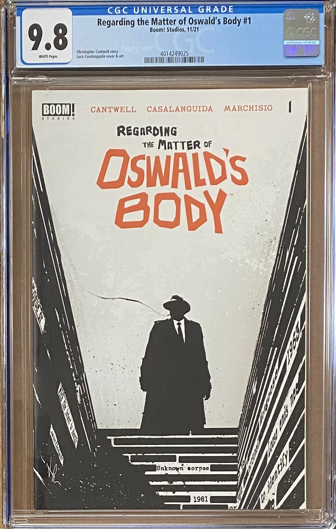 Regarding the Matter of Oswald's Body #1 CGC 9.8