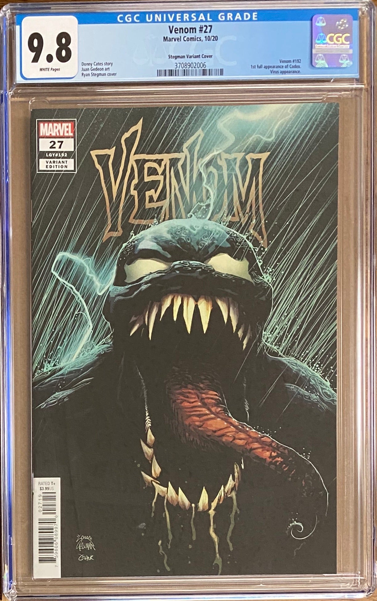 Venom #27 Stegman Variant CGC 9.8