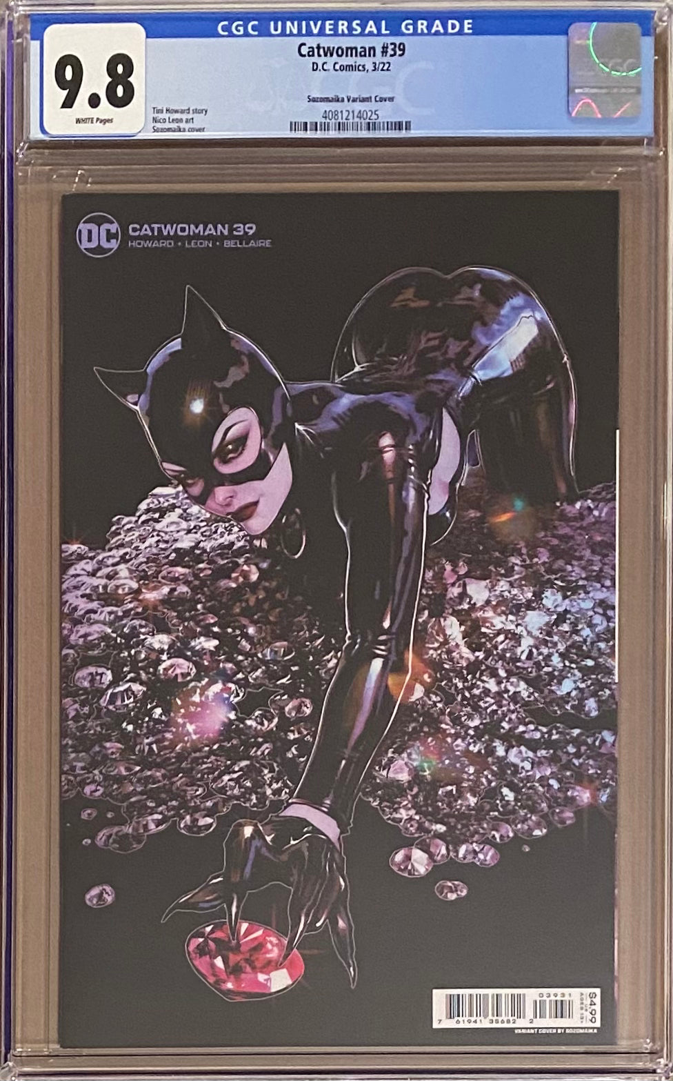 Catwoman #39 Sozomaika Retailer Incentive Variant CGC 9.8