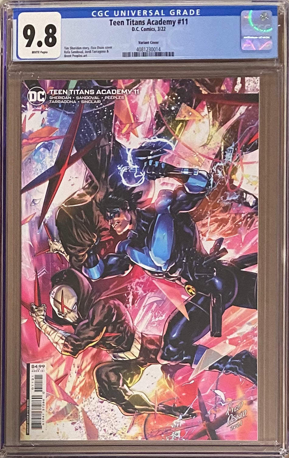 Teen Titans Academy #11 Variant CGC 9.8