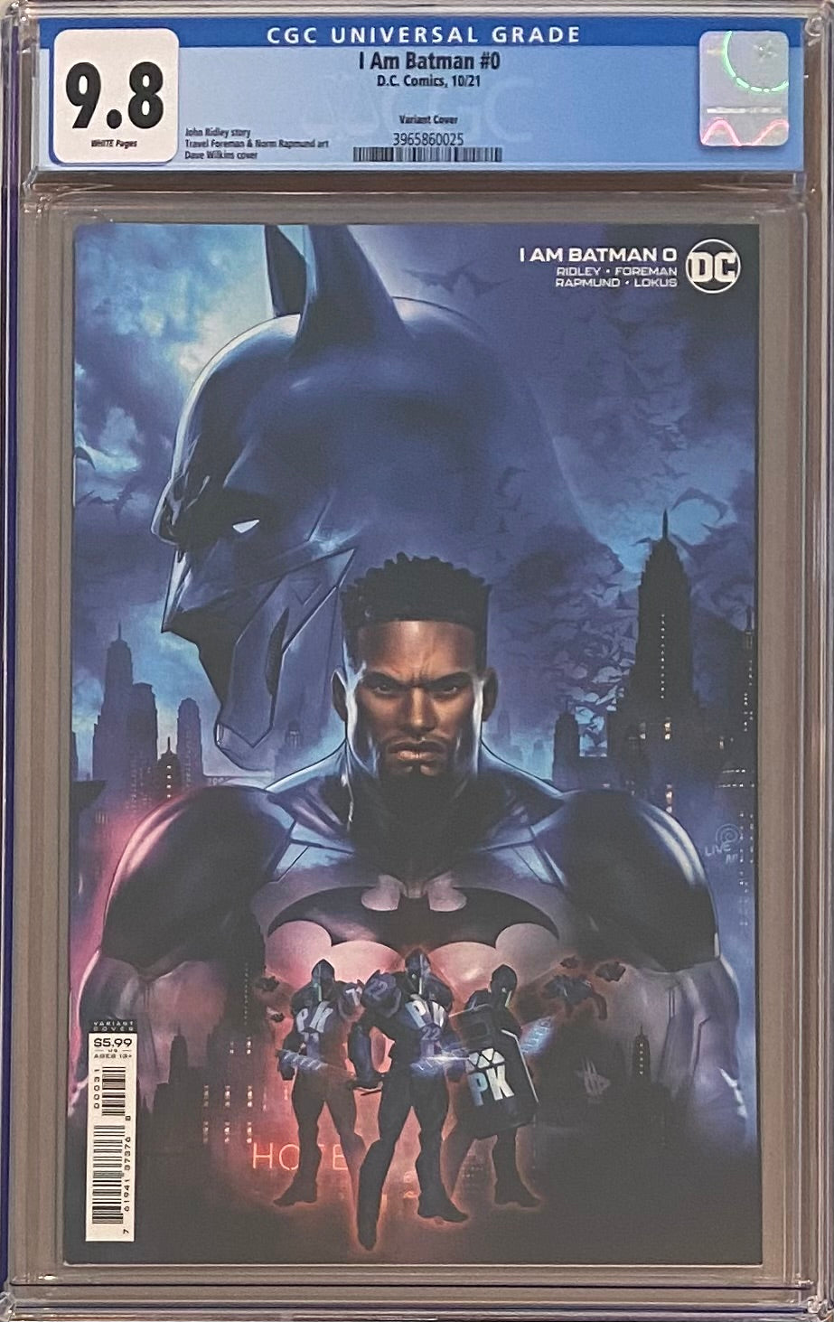 I Am Batman #0 Wilkins Variant CGC 9.8