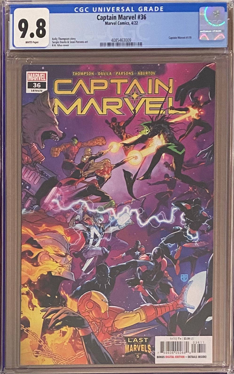Captain Marvel #36 CGC 9.8