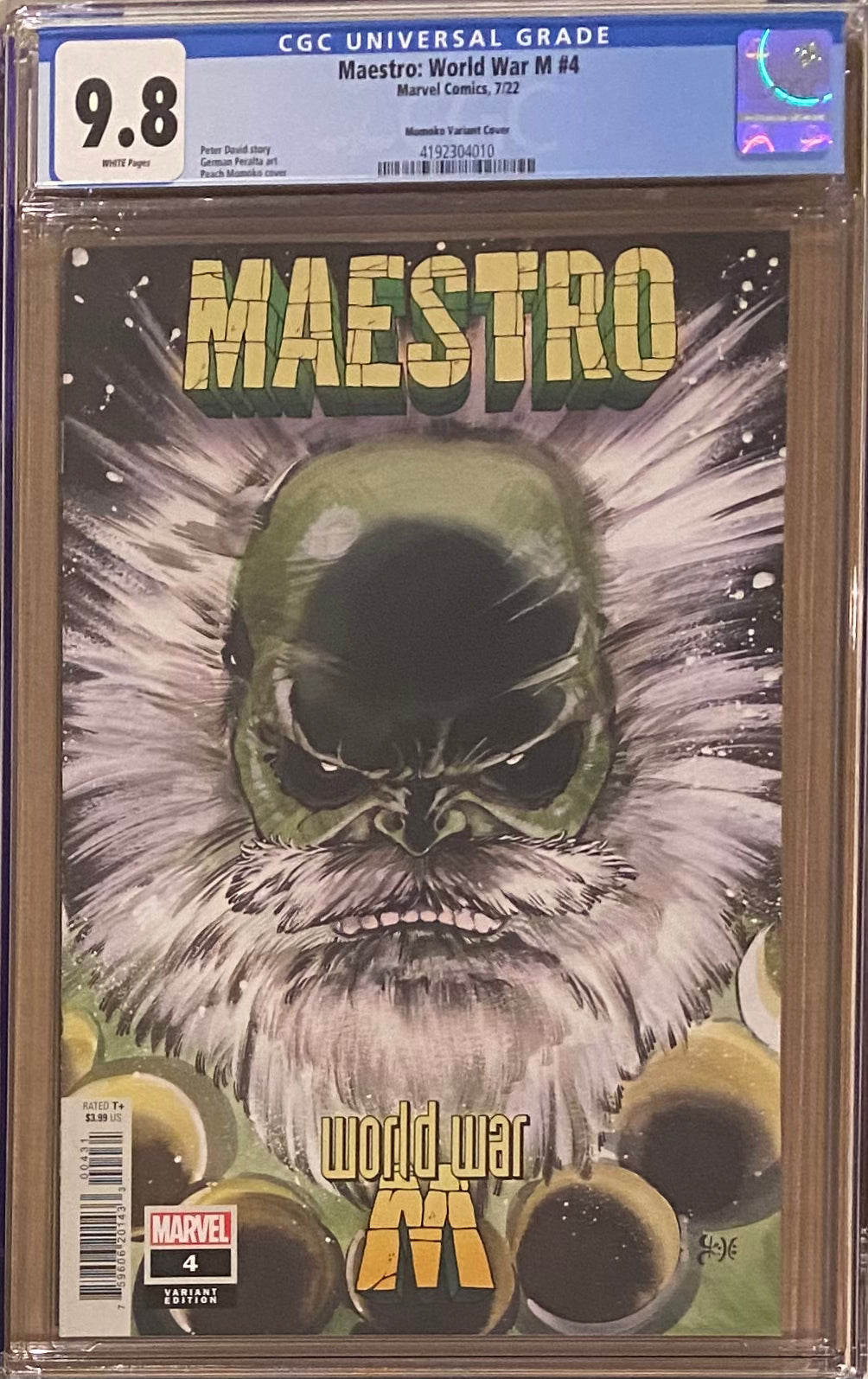 Maestro: World War M #4 Momoko Variant CGC 9.8