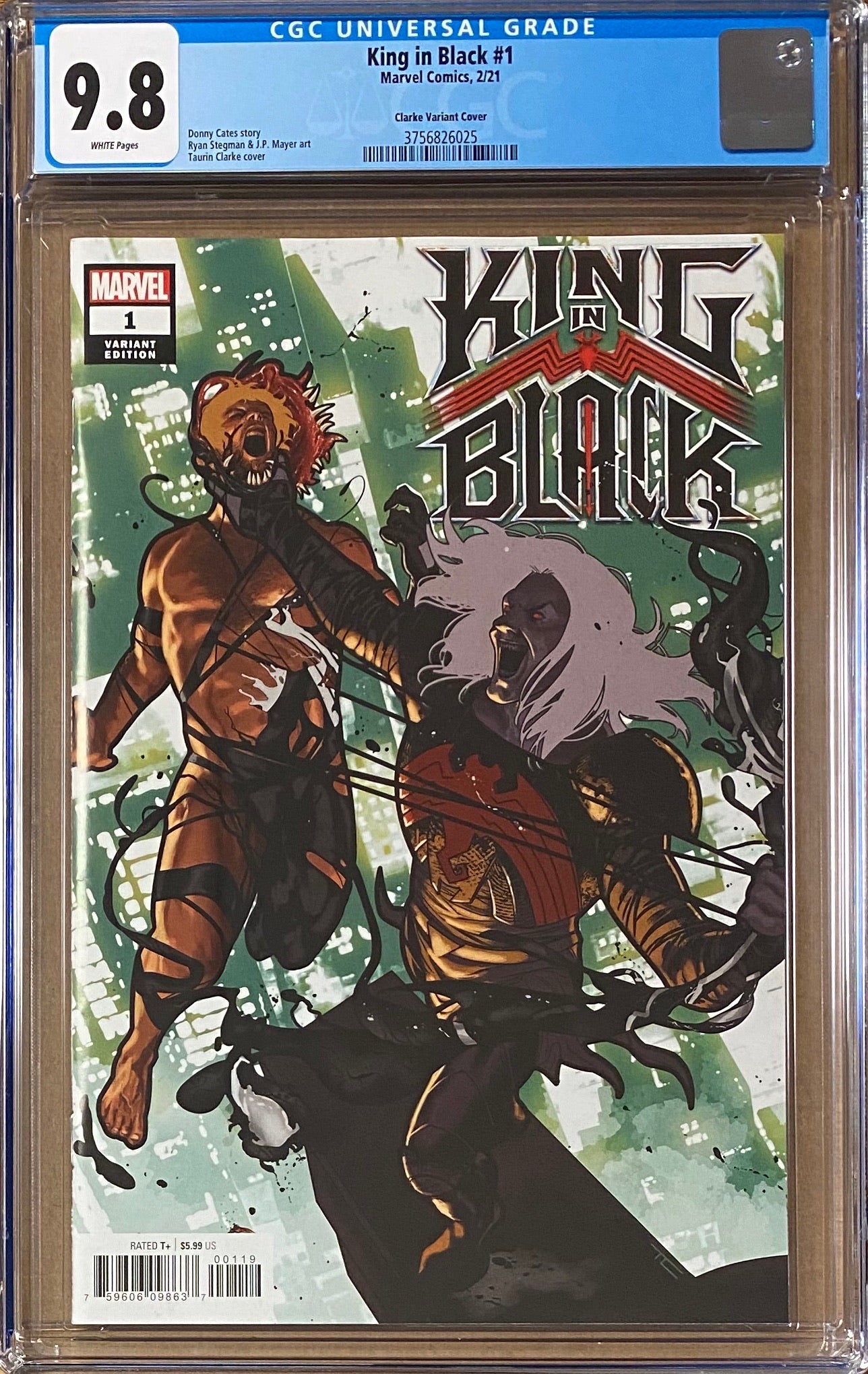King in Black #1 Clarke "Spoiler" Variant CGC 9.8
