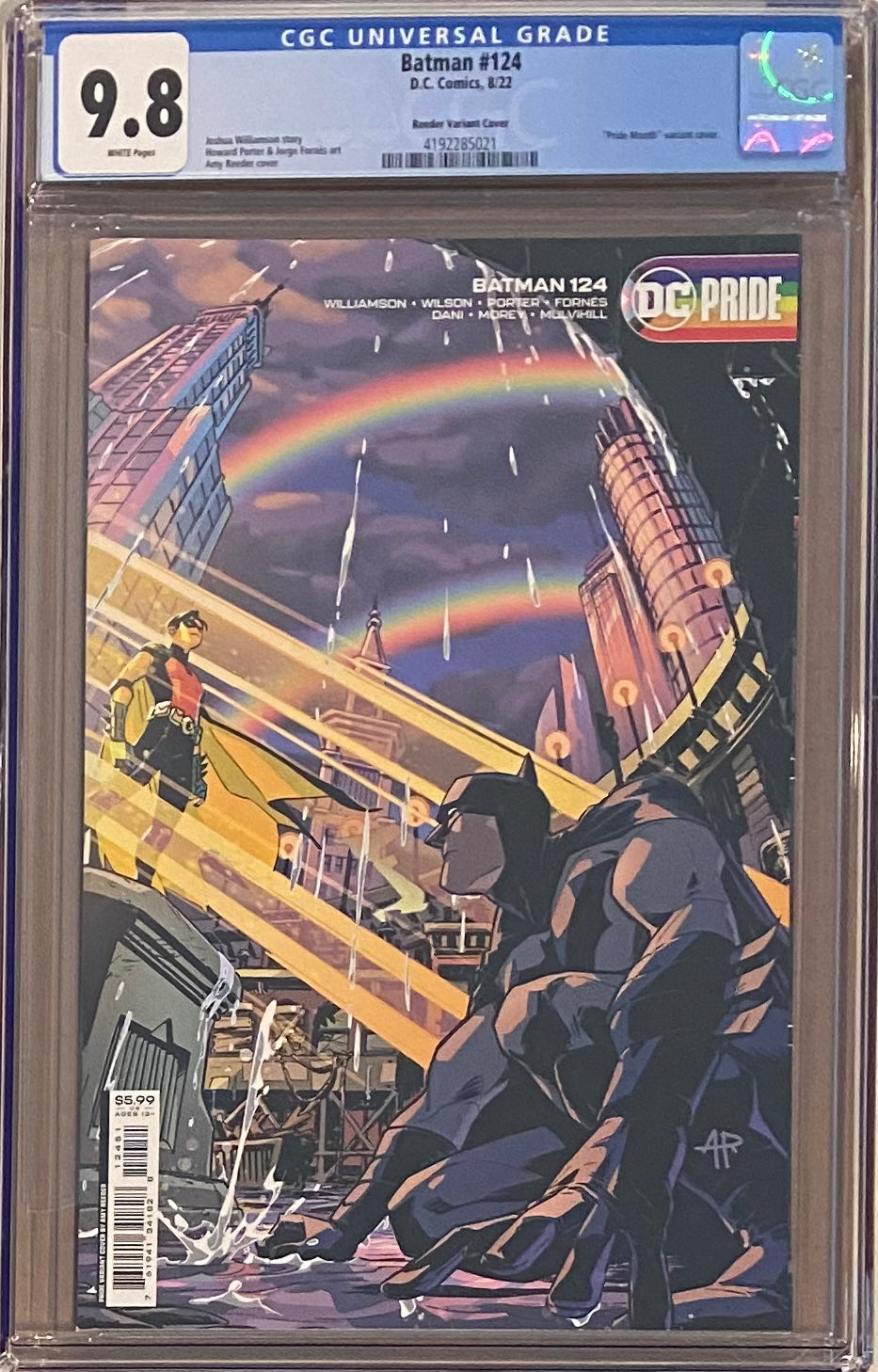 Batman #124 Reeder Pride Variant CGC 9.8