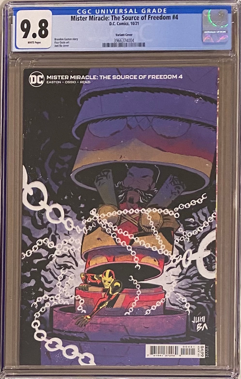 Mister Miracle: The Source of Freedom #4 Variant CGC 9.8