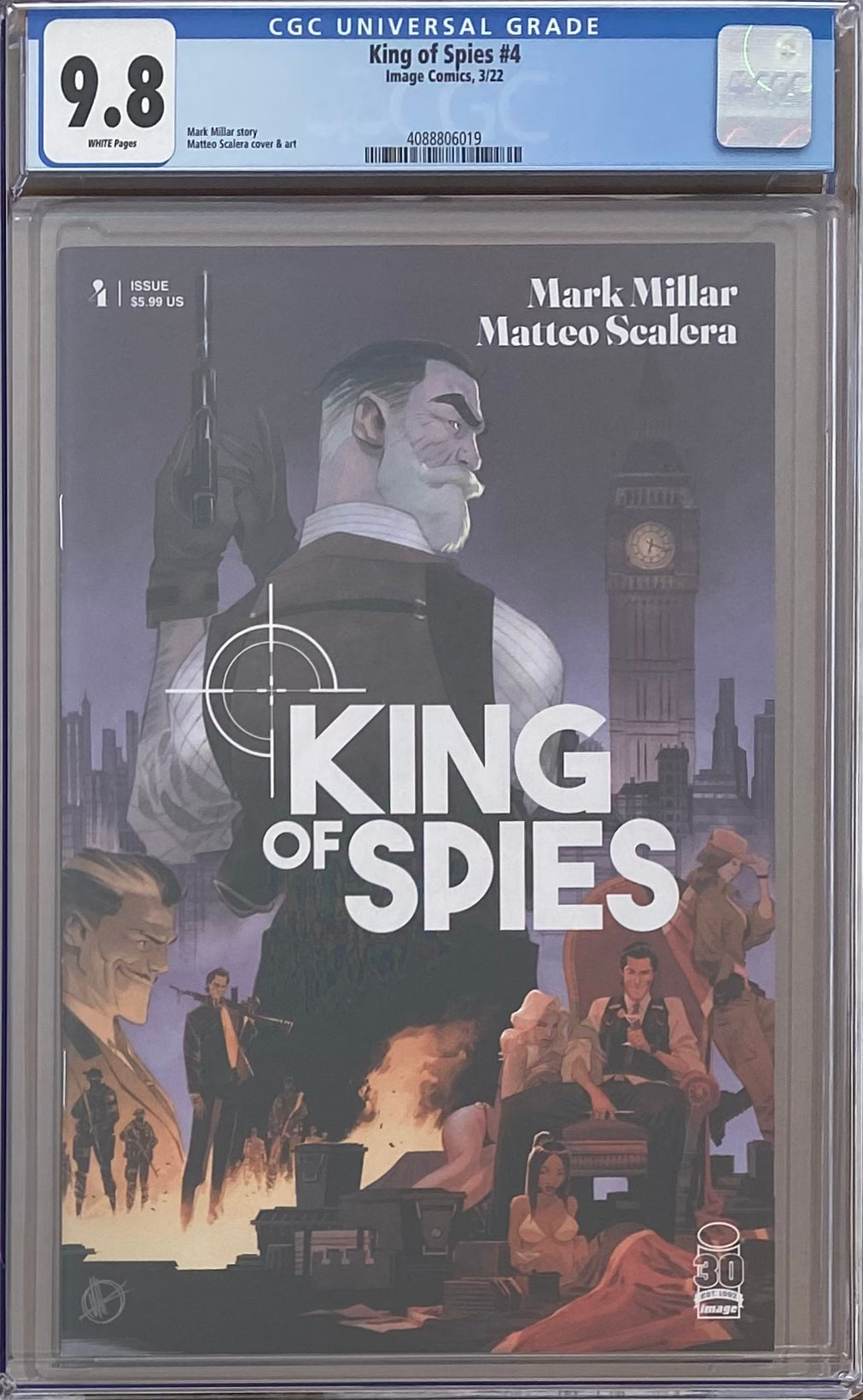 King of Spies #4 CGC 9.8