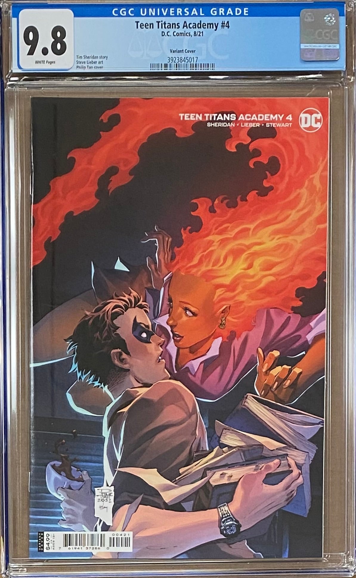 Teen Titans Academy #4 Variant CGC 9.8