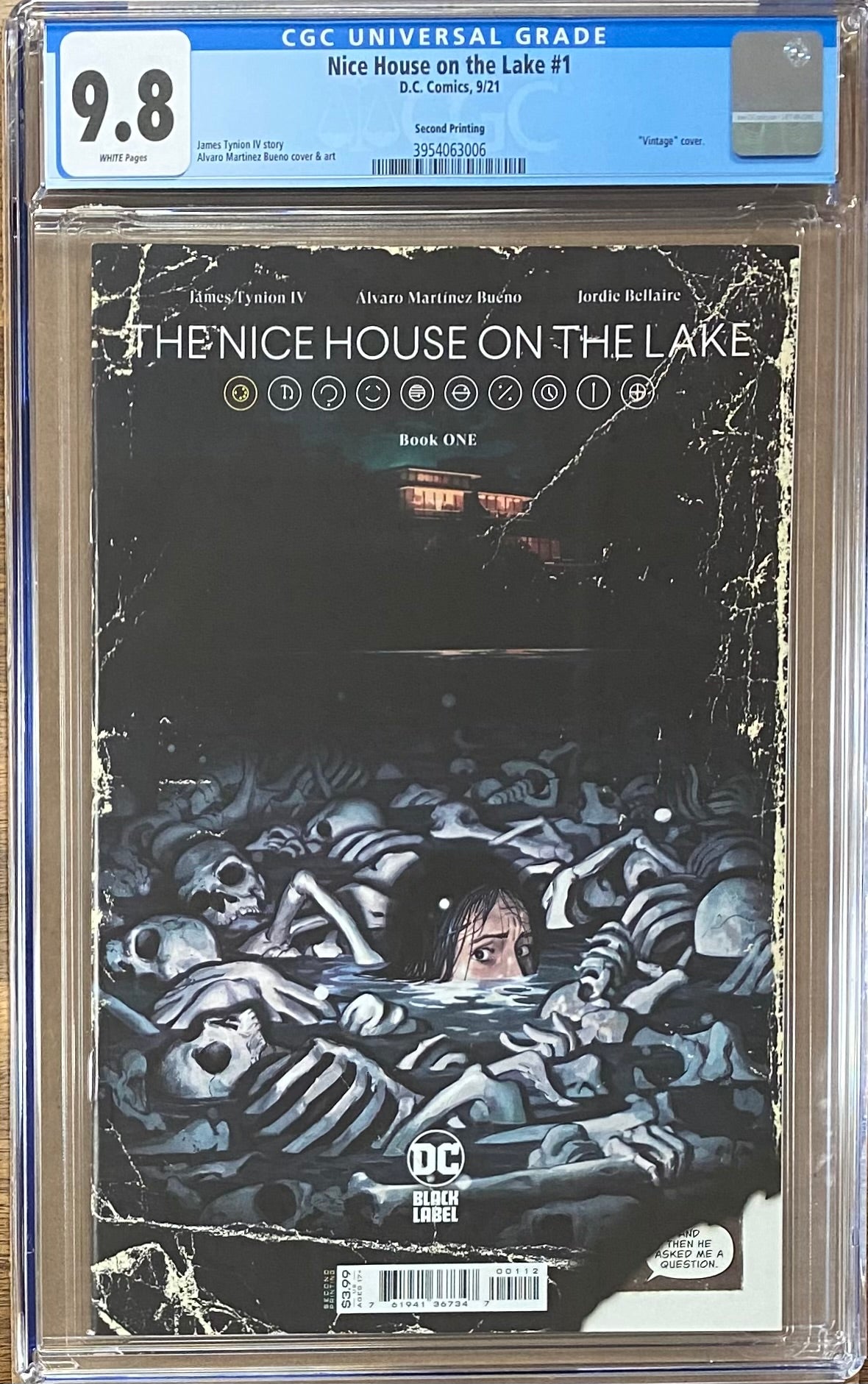 Nice House on the Lake #1 Second Printing CGC 9.8 - DC Black Label