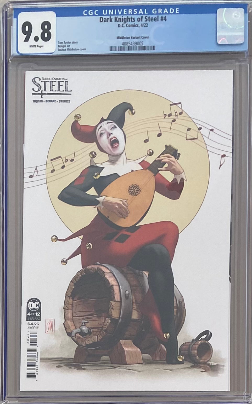 Dark Knights of Steel #4 Middleton Variant CGC 9.8