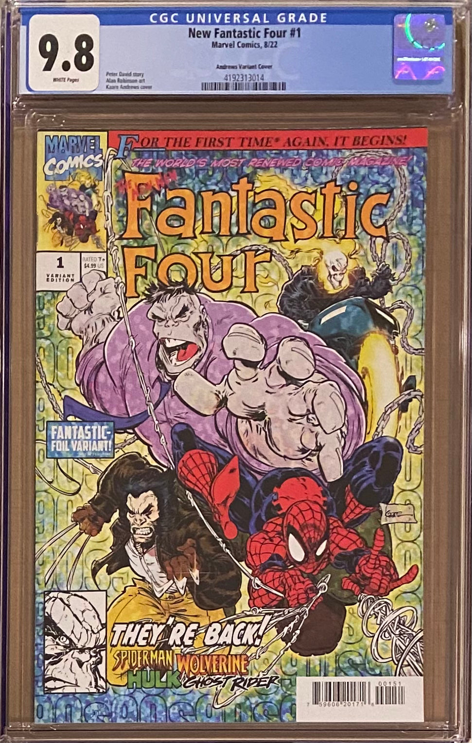 New Fantastic Four #1 Andrews Variant CGC 9.8