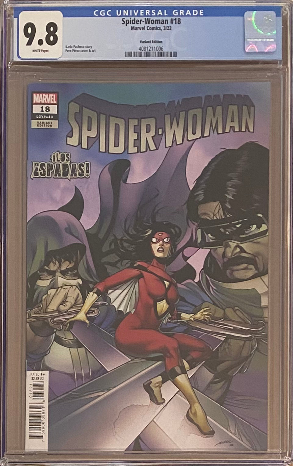 Spider-Woman #18 Perez Variant CGC 9.8