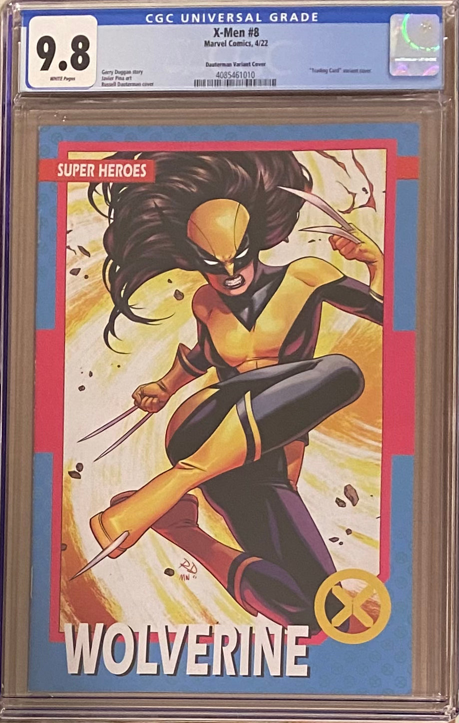 X-Men #8 Dauterman Trading Card Variant CGC 9.8