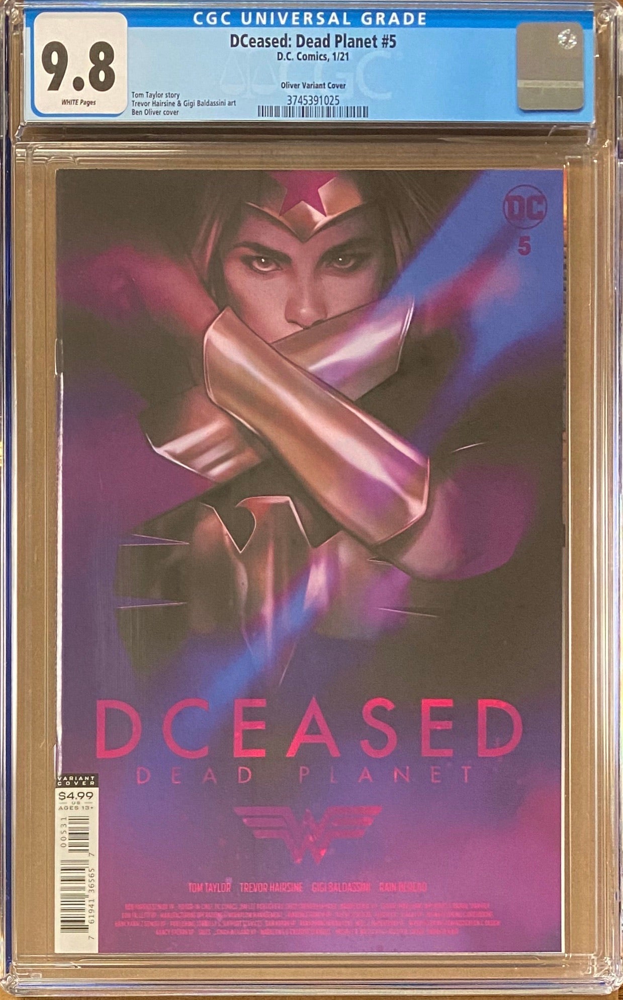 DCeased: Dead Planet #5 Oliver Variant CGC 9.8