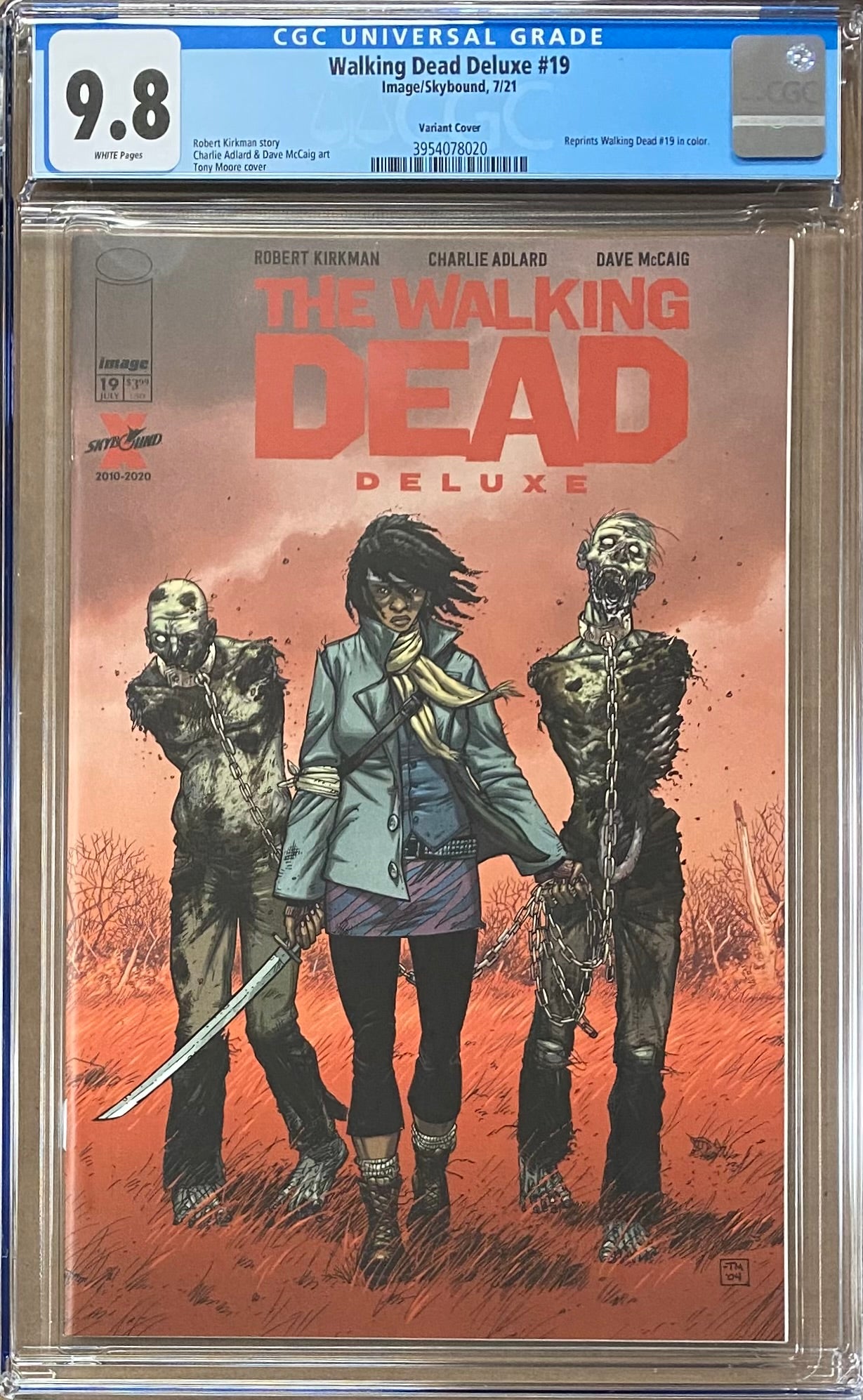 Walking Dead Deluxe #19 Variant CGC 9.8