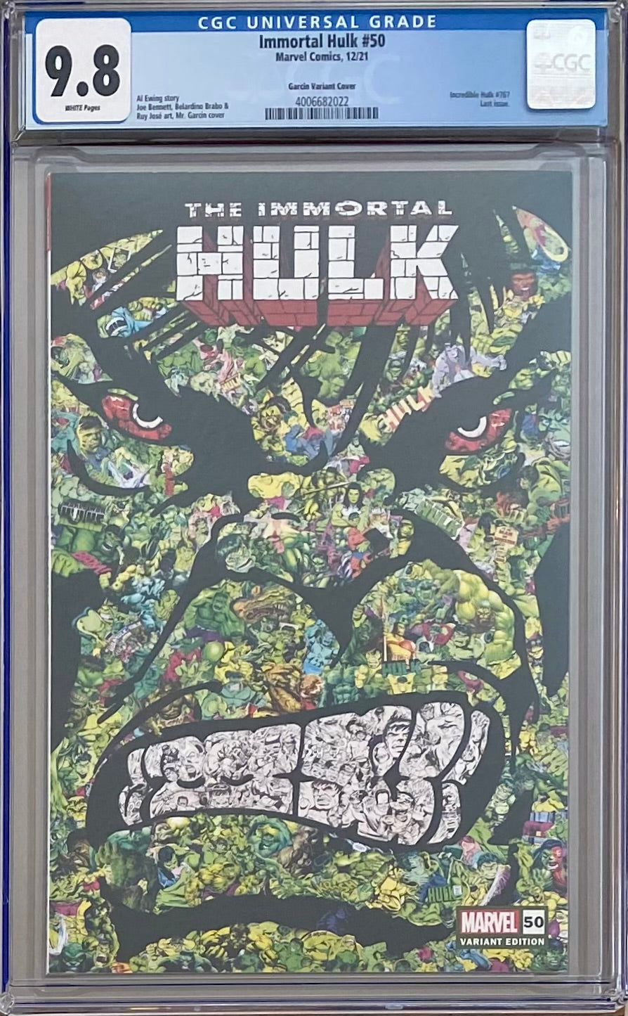 Immortal Hulk #50 Garcin Variant CGC 9.8