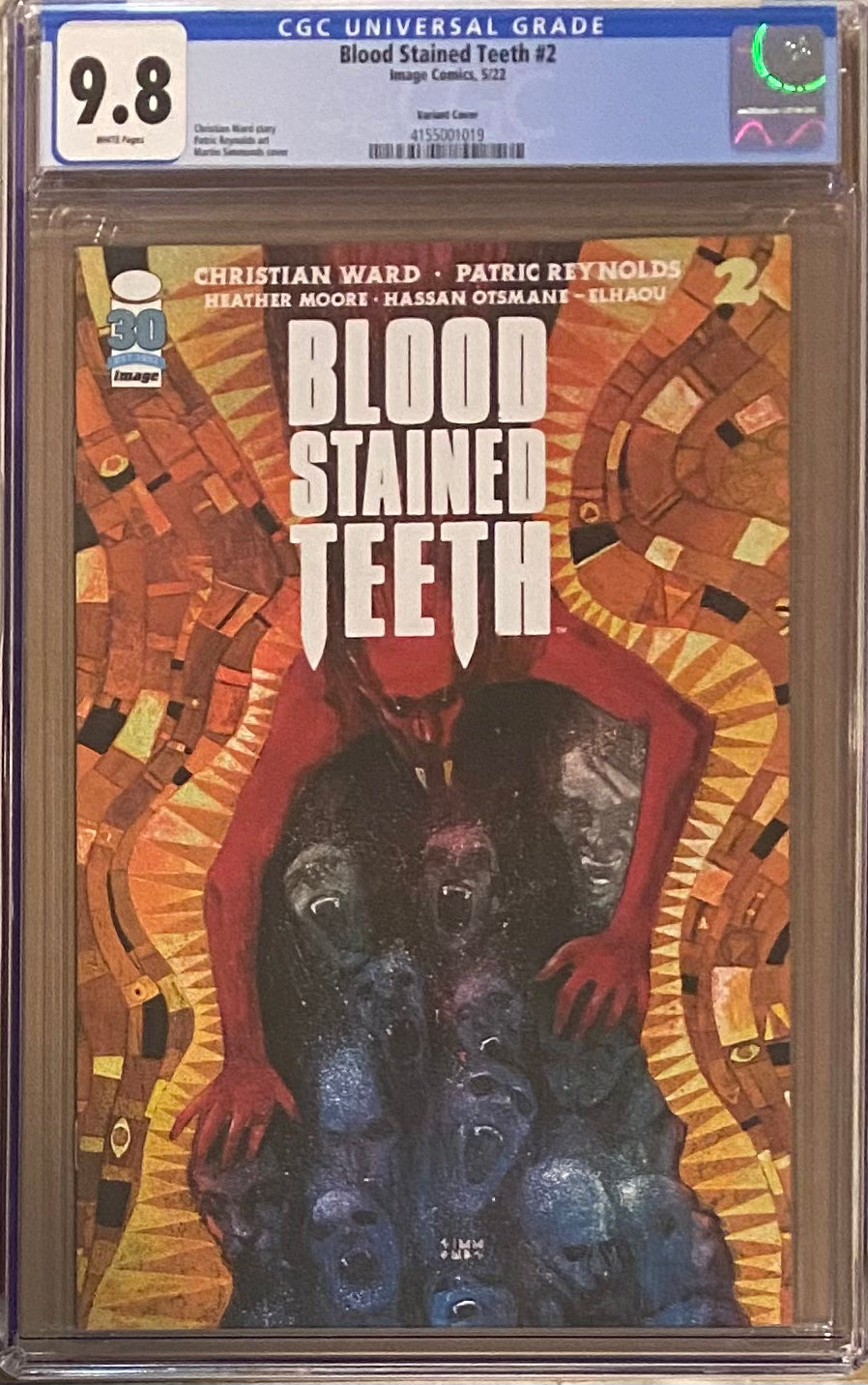 Blood Stained Teeth #2 Variant CGC 9.8