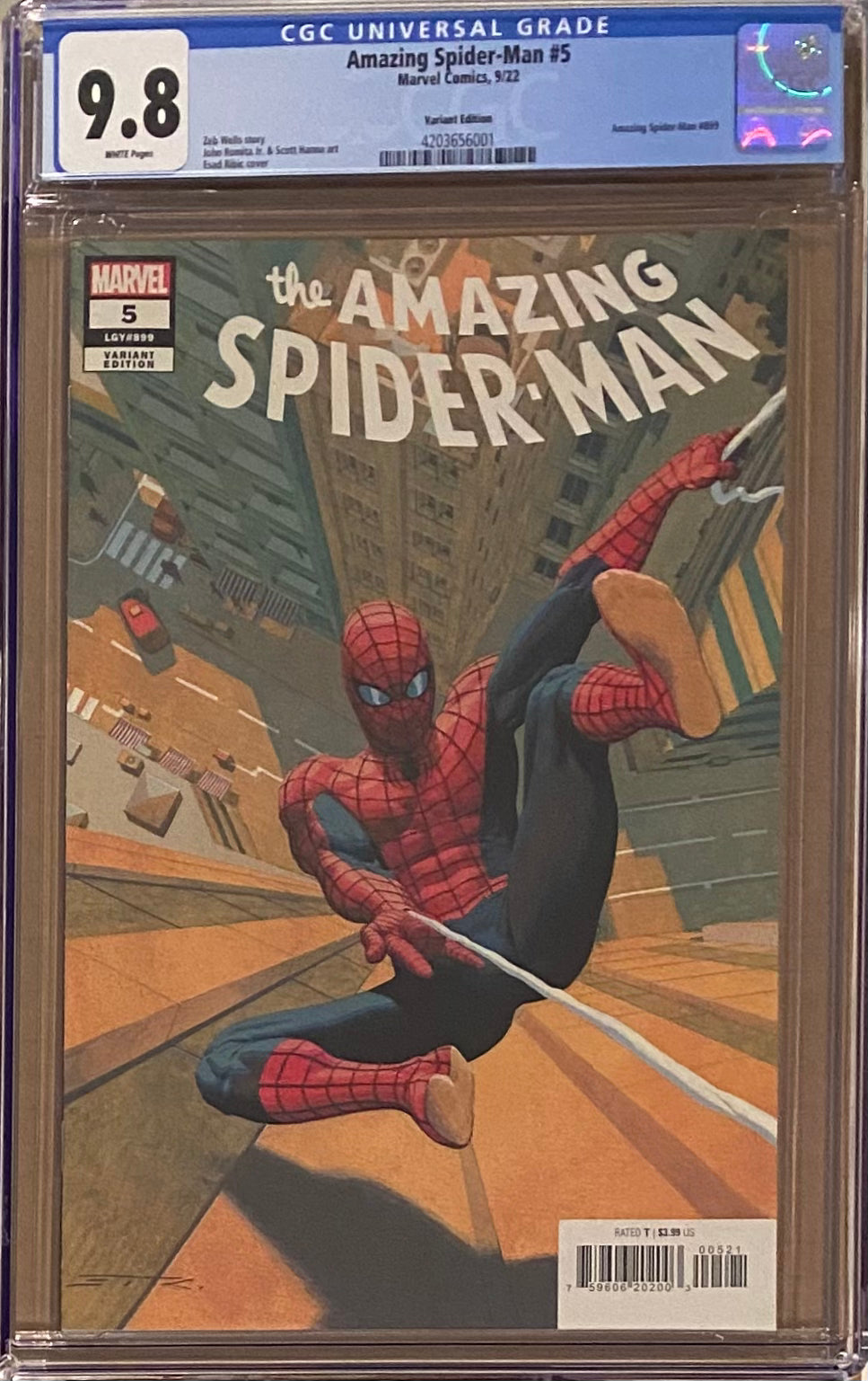 Amazing Spider-Man #5 Ribic 1:50 Retailer Incentive Variant CGC 9.8