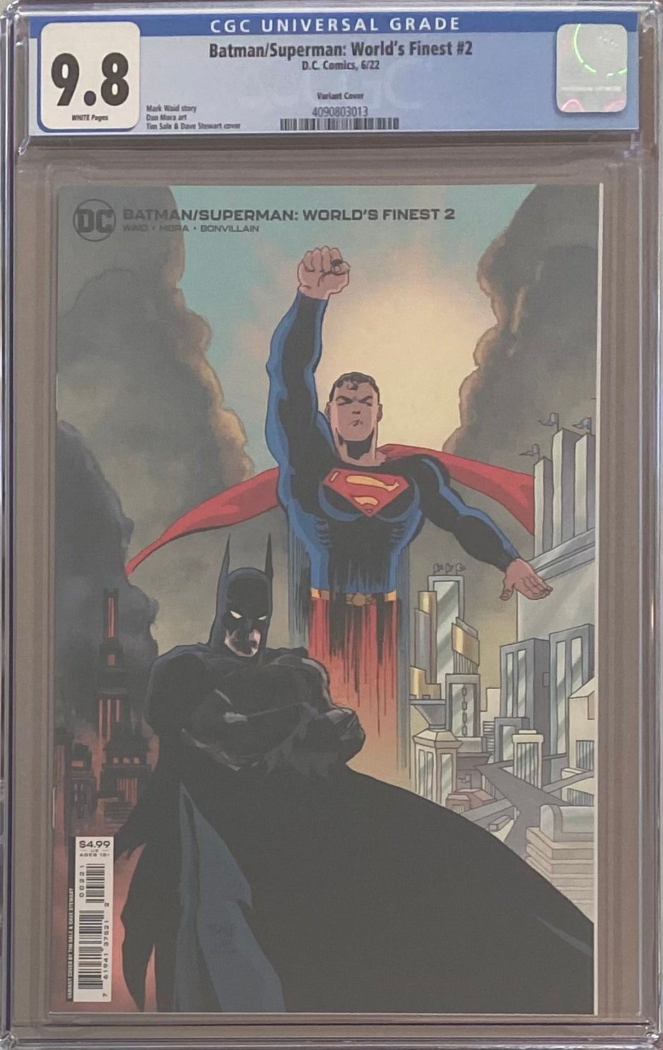 Batman/Superman: World's Finest #2 Sale Variant CGC 9.8