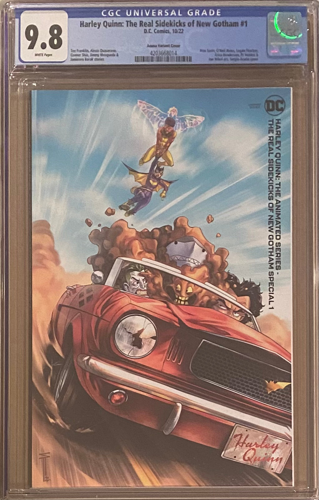 Harley Quinn: The Animated Series - The Real Sidekicks of New Gotham Special #1 Acuna 1:25 Retailer Incentive Variant CGC 9.8