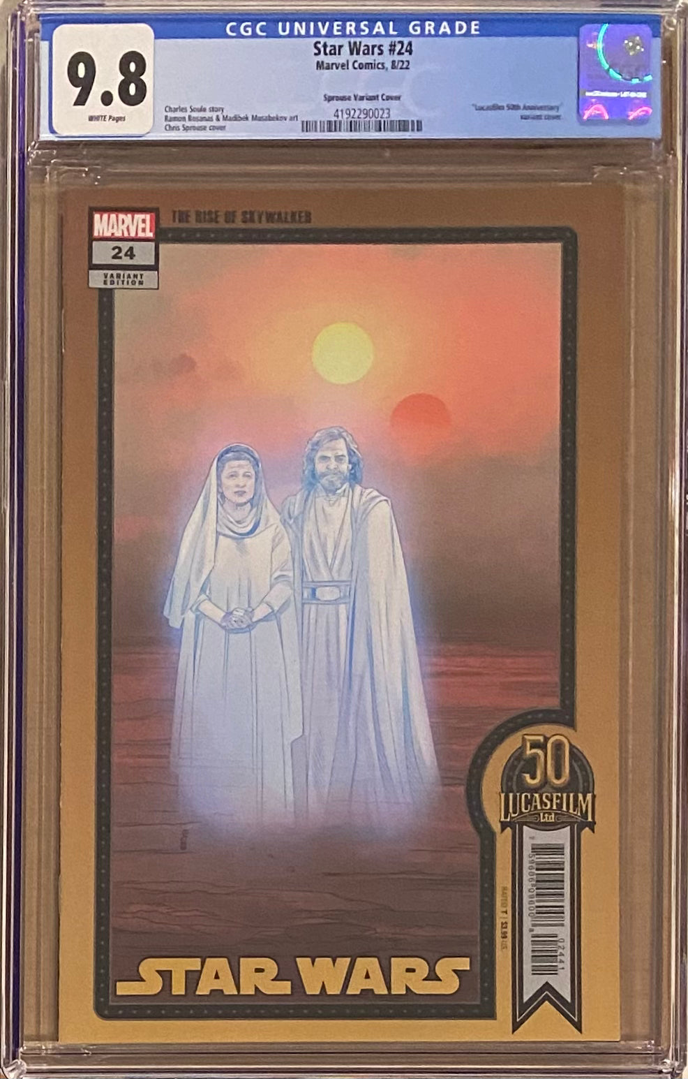 Star Wars #24 Sprouse Variant CGC 9.8