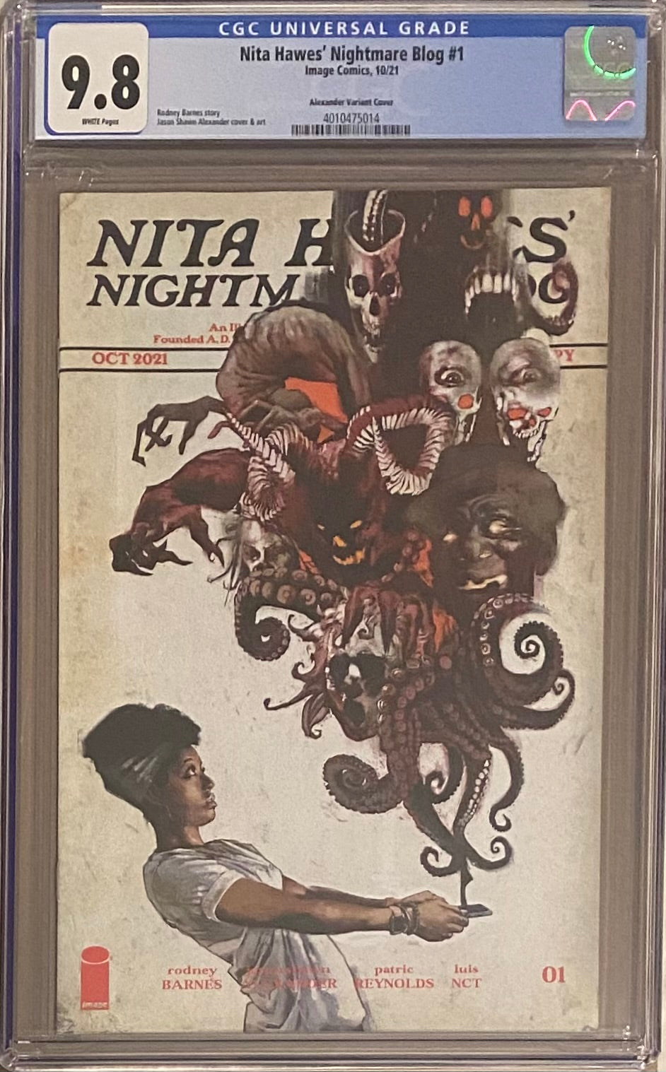 Nita Hawes' Nightmare Blog #1 Alexander Variant CGC 9.8