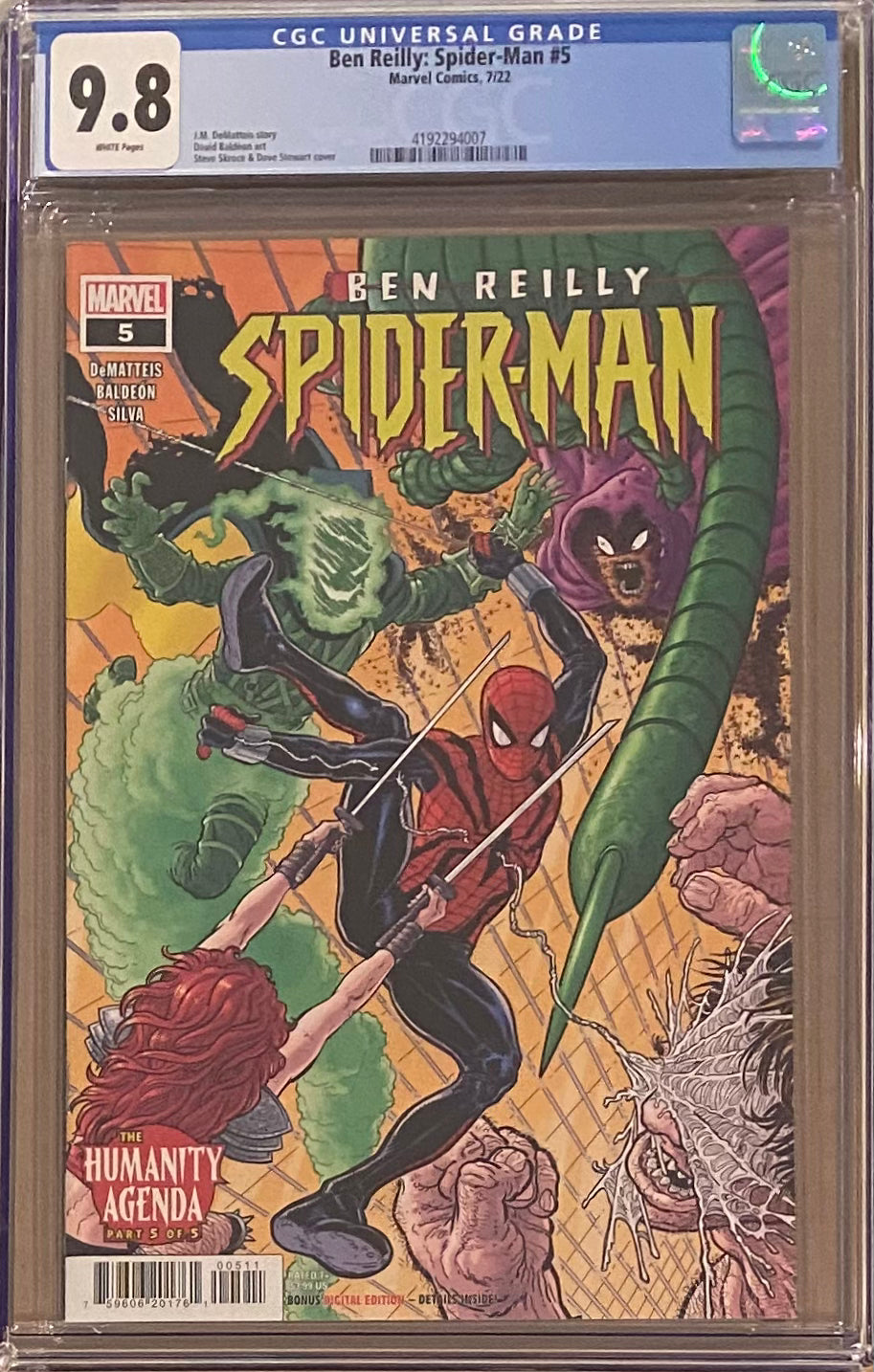Ben Reilly: Spider-Man #5 CGC 9.8