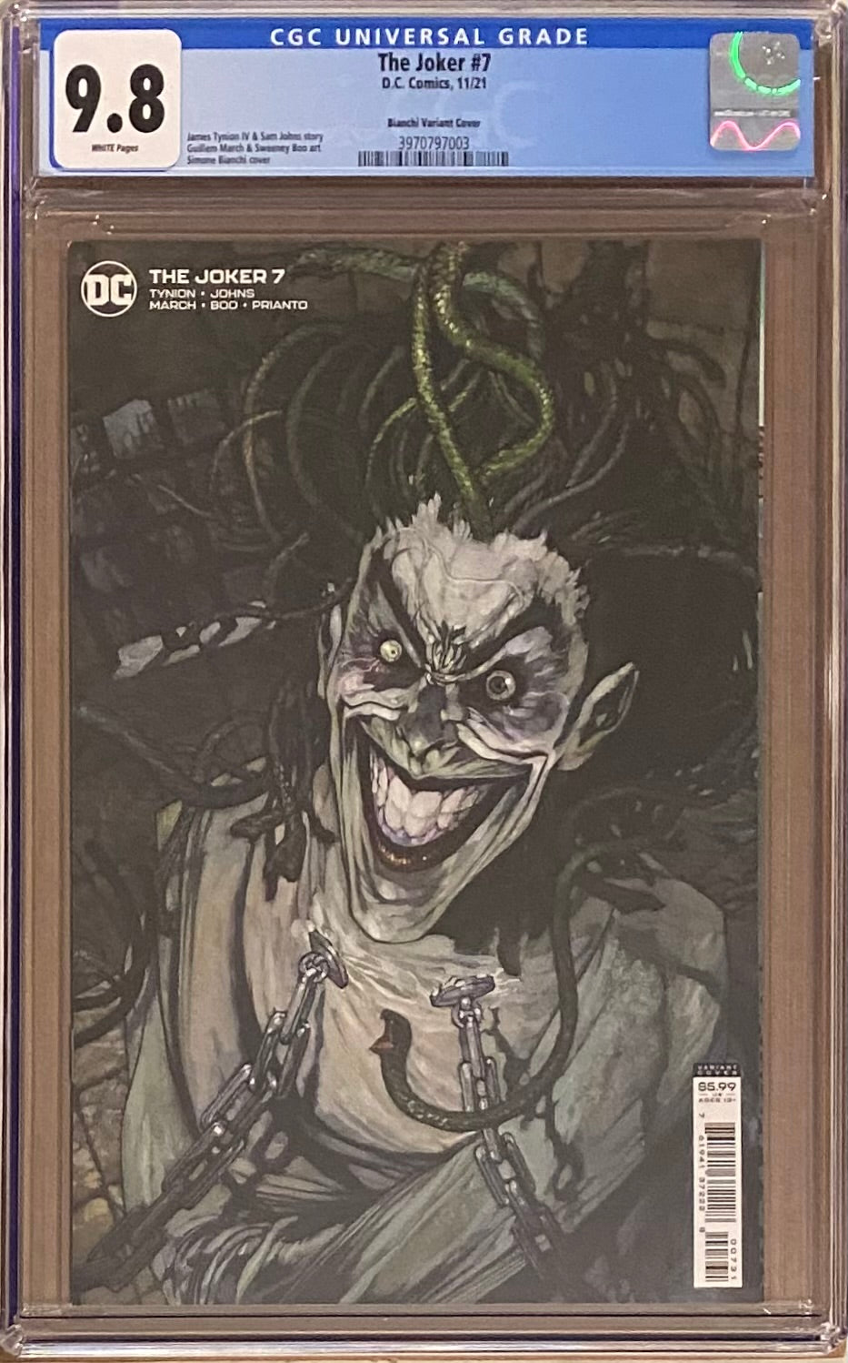 The Joker #7 Bianchi Variant CGC 9.8