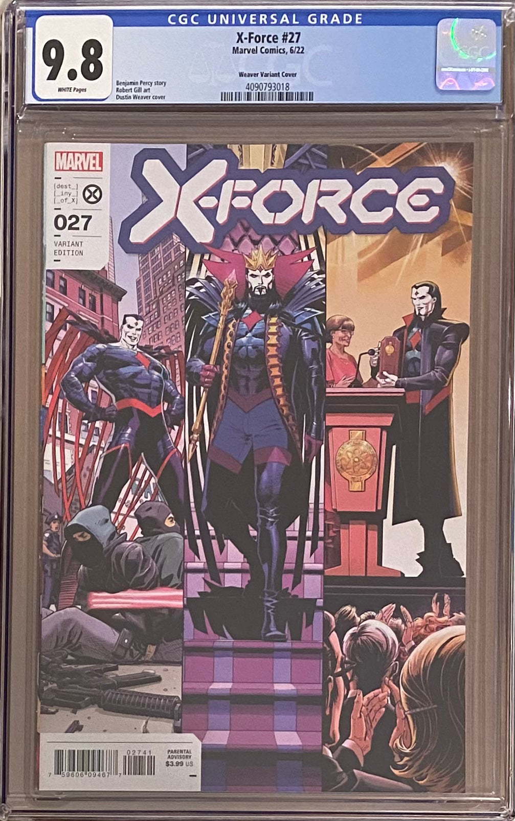 X-Force #27 Weaver Variant CGC 9.8