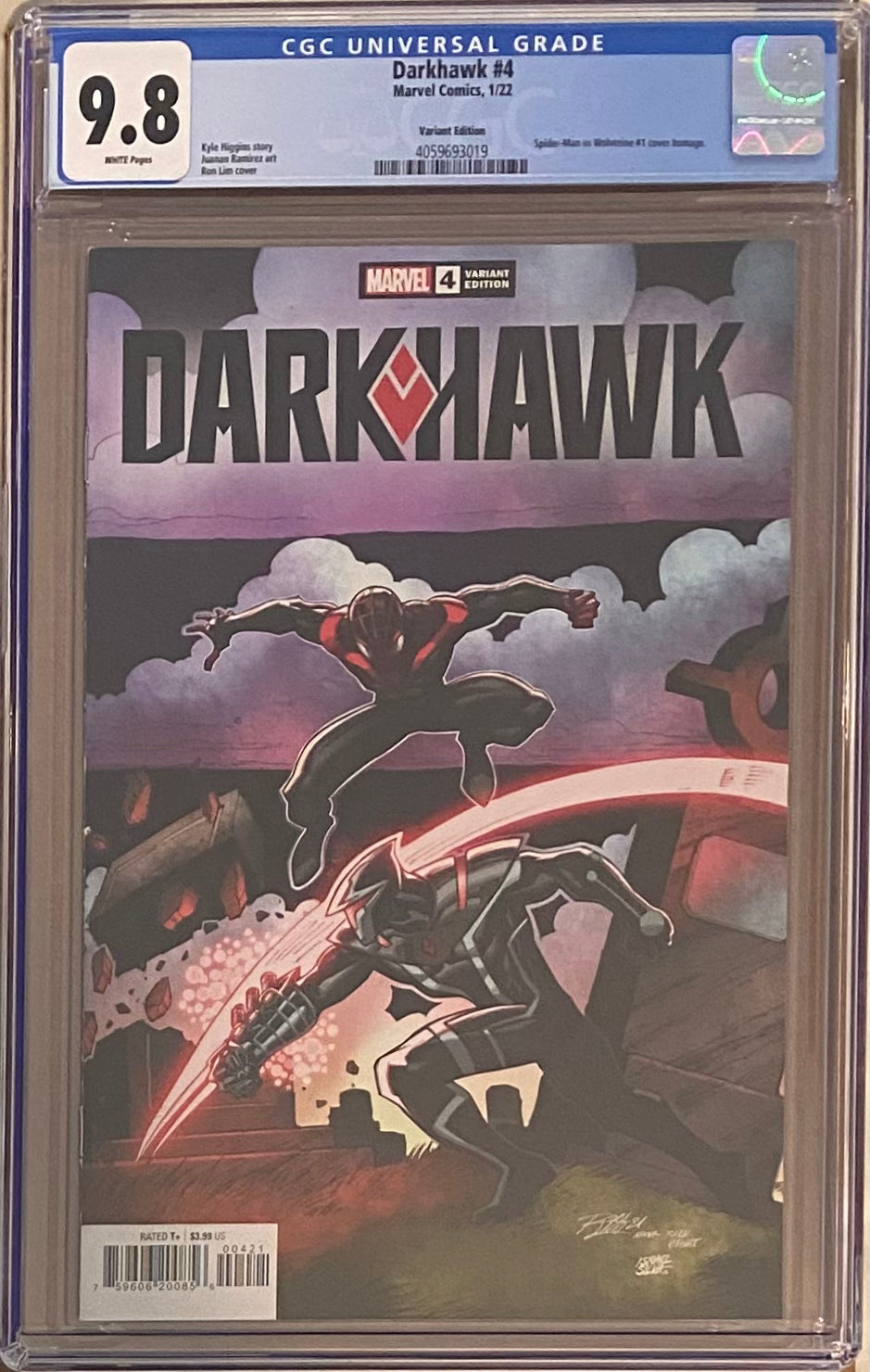 Darkhawk #4 Variant CGC 9.8