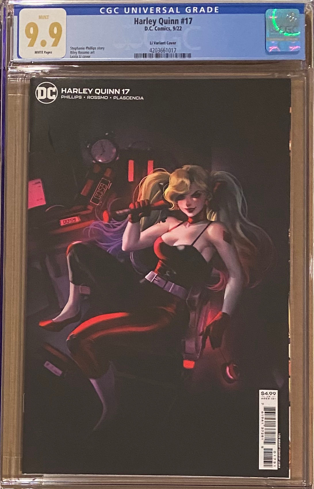 Harley Quinn #17 Li 1:25 Retailer Incentive Variant CGC 9.9