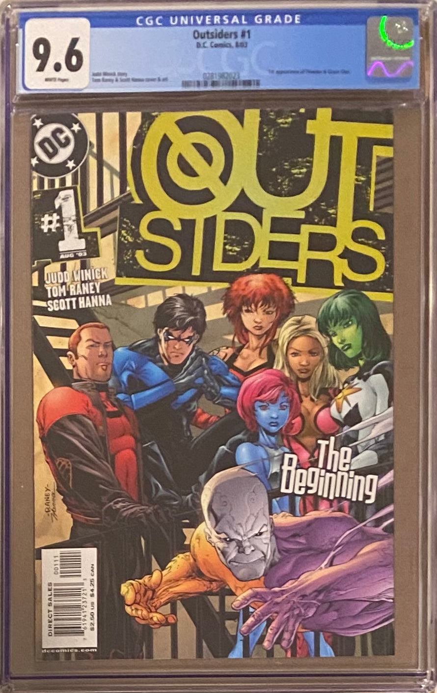 Outsiders #1 CGC 9.6